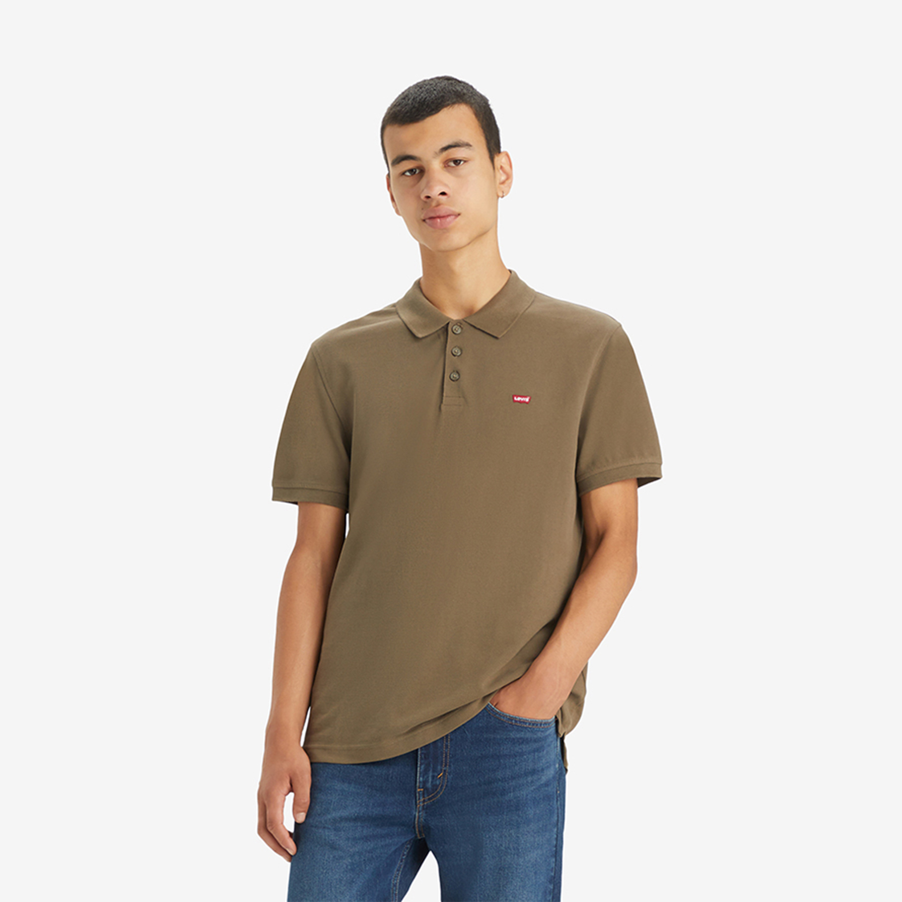 Levi's Men's Logo Collared Short Sleeves Polo T-shirt-men-clothing-tshirtsandpolos-polos-image-1