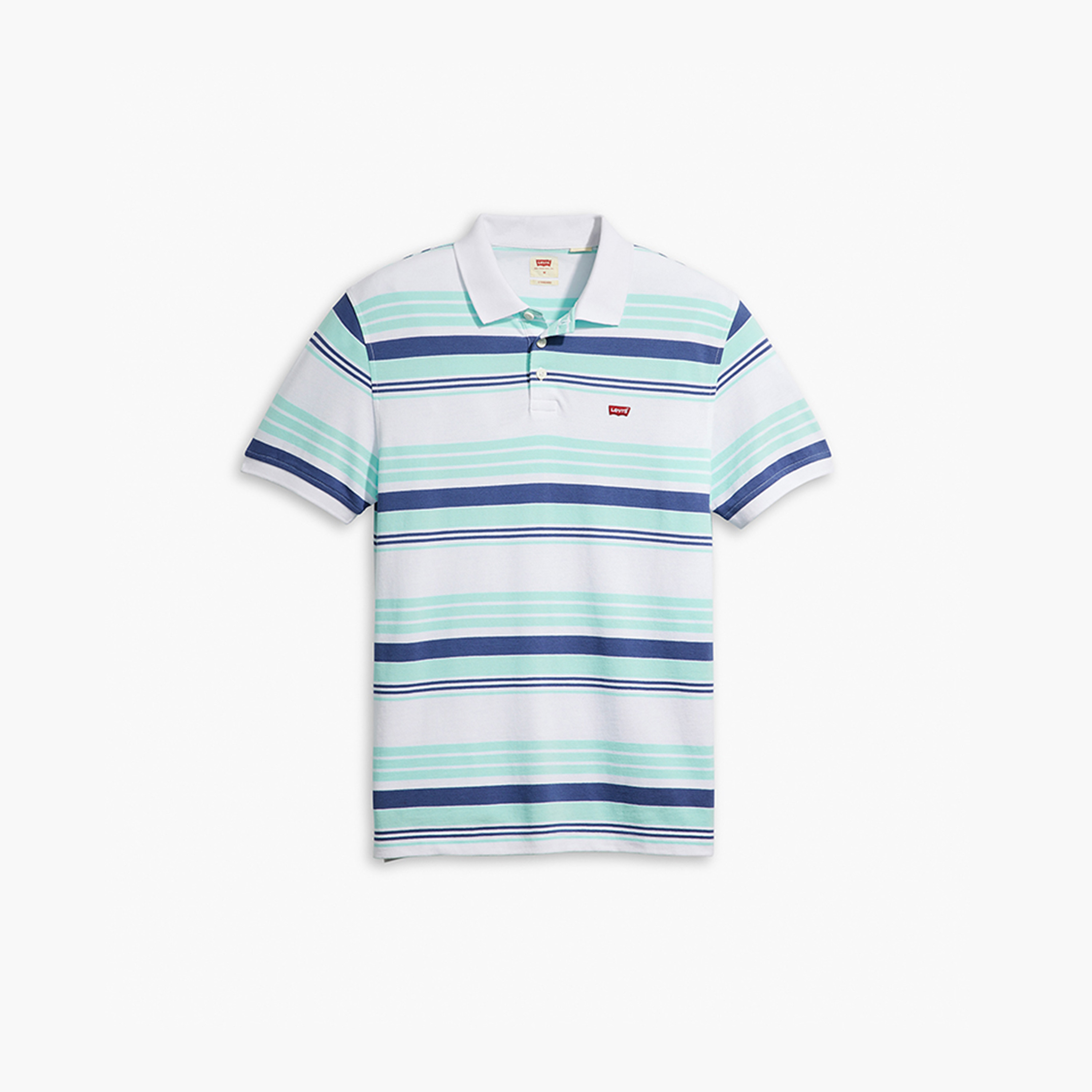 Levi's Men's Stripes Collared Short Sleeves Polo T-shirt-men-clothing-tshirtsandpolos-polos-image-2