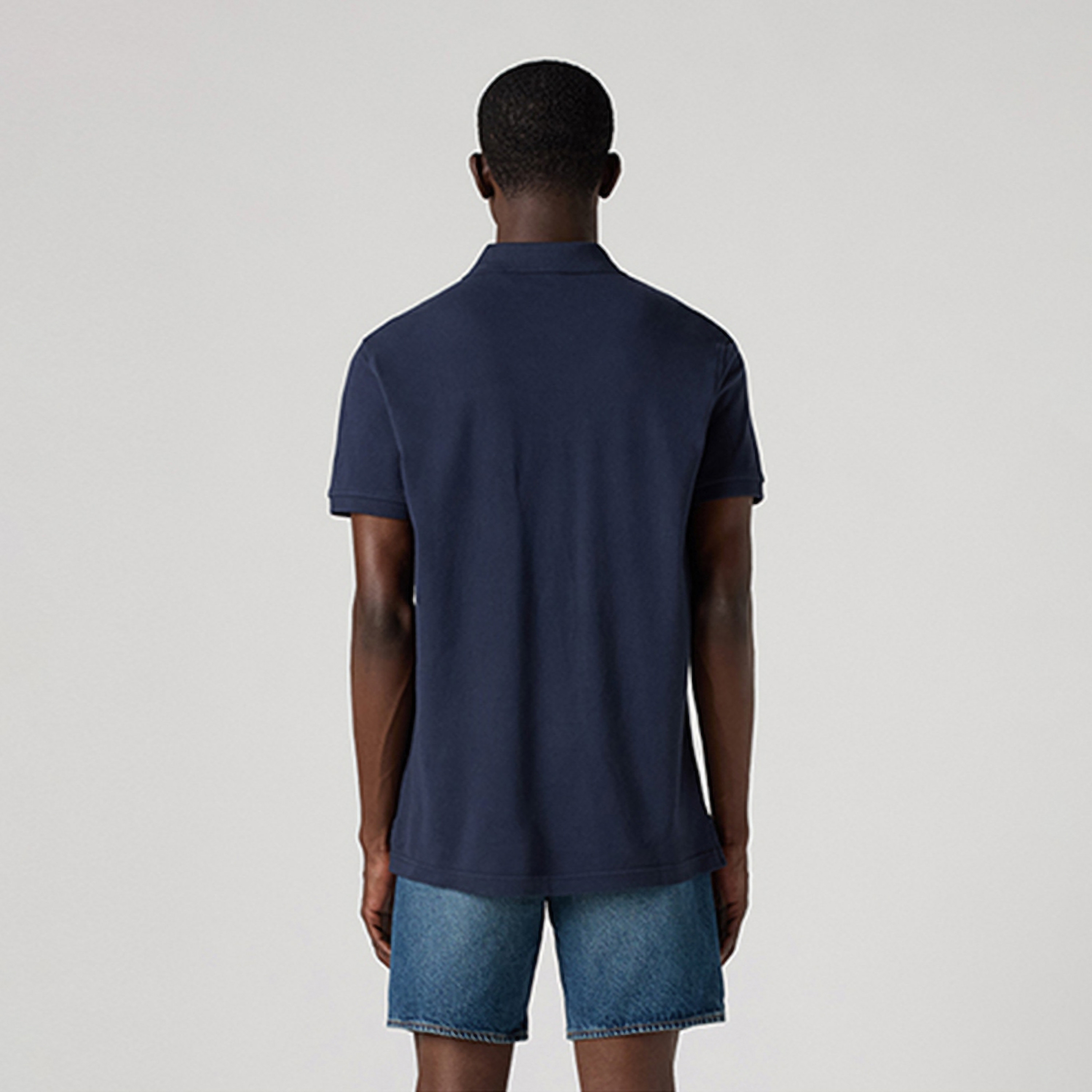 قميص بولو رجالي بأكمام قصيرة بياقة بسيطة من ليفاي-men-clothing-tshirtsandpolos-polos-image-2