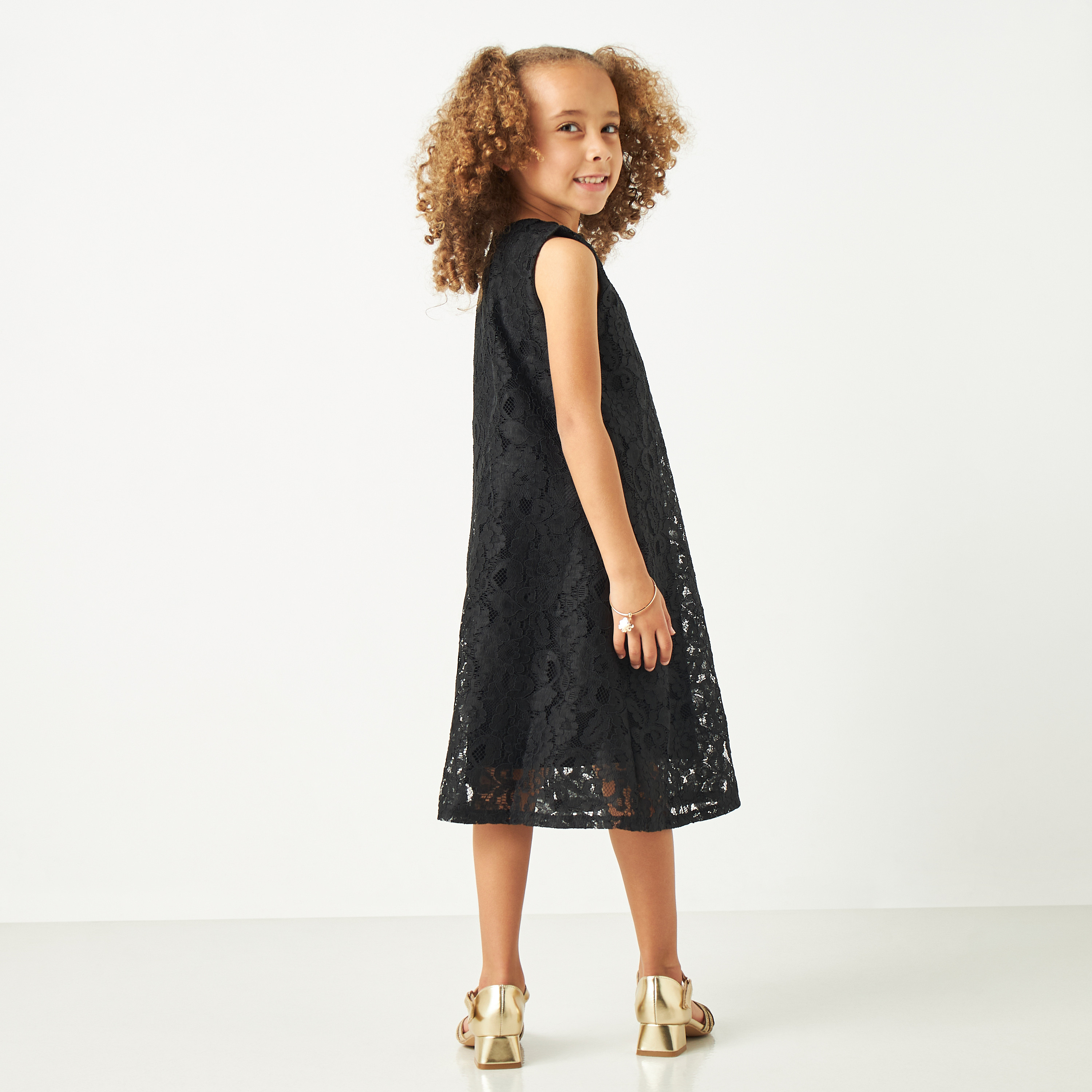 Little Golden Apple Floral Lace Sleeveless Dress-girls-clothing-dressesandjumpsuits-image-3