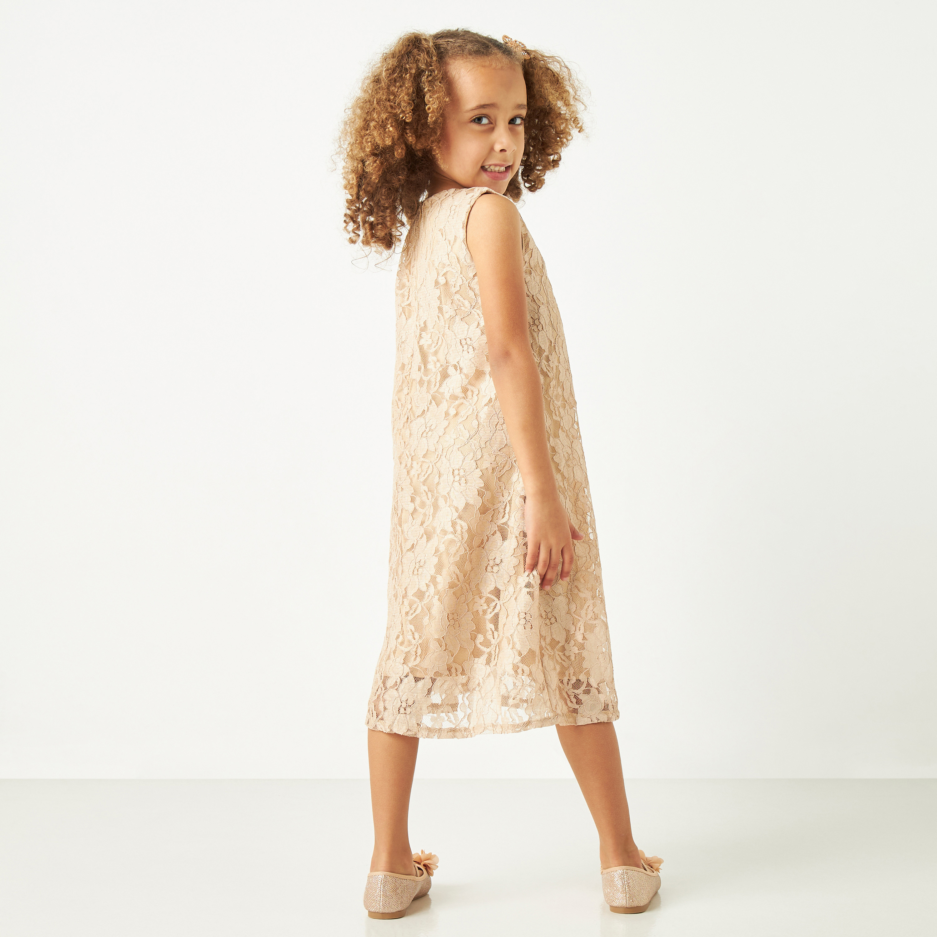 Little Golden Apple Floral Lace Sleeveless Dress-girls-clothing-dressesandjumpsuits-image-11