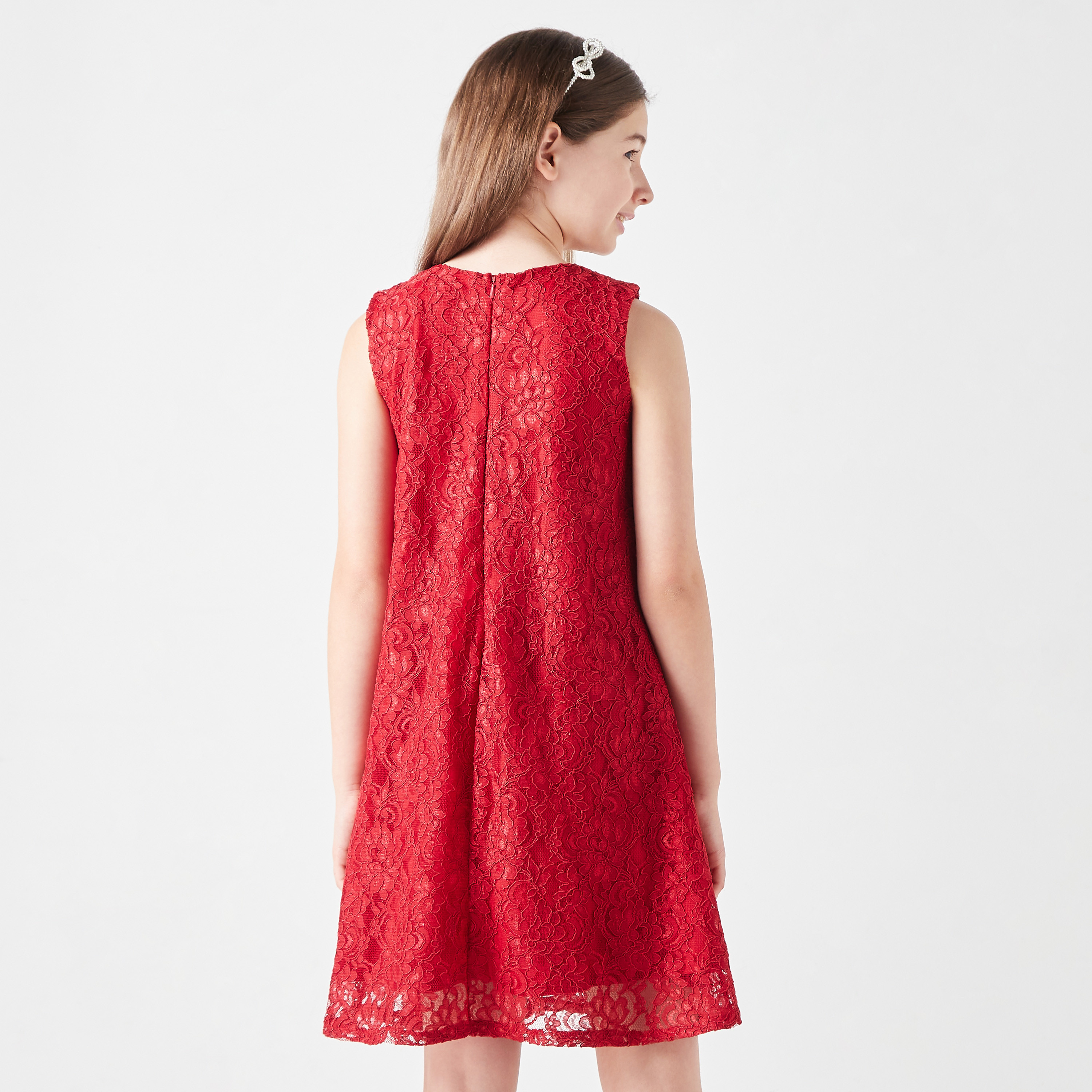 Little Golden Apple Floral Lace Sleeveless Dress-girls-clothing-dressesandjumpsuits-image-15