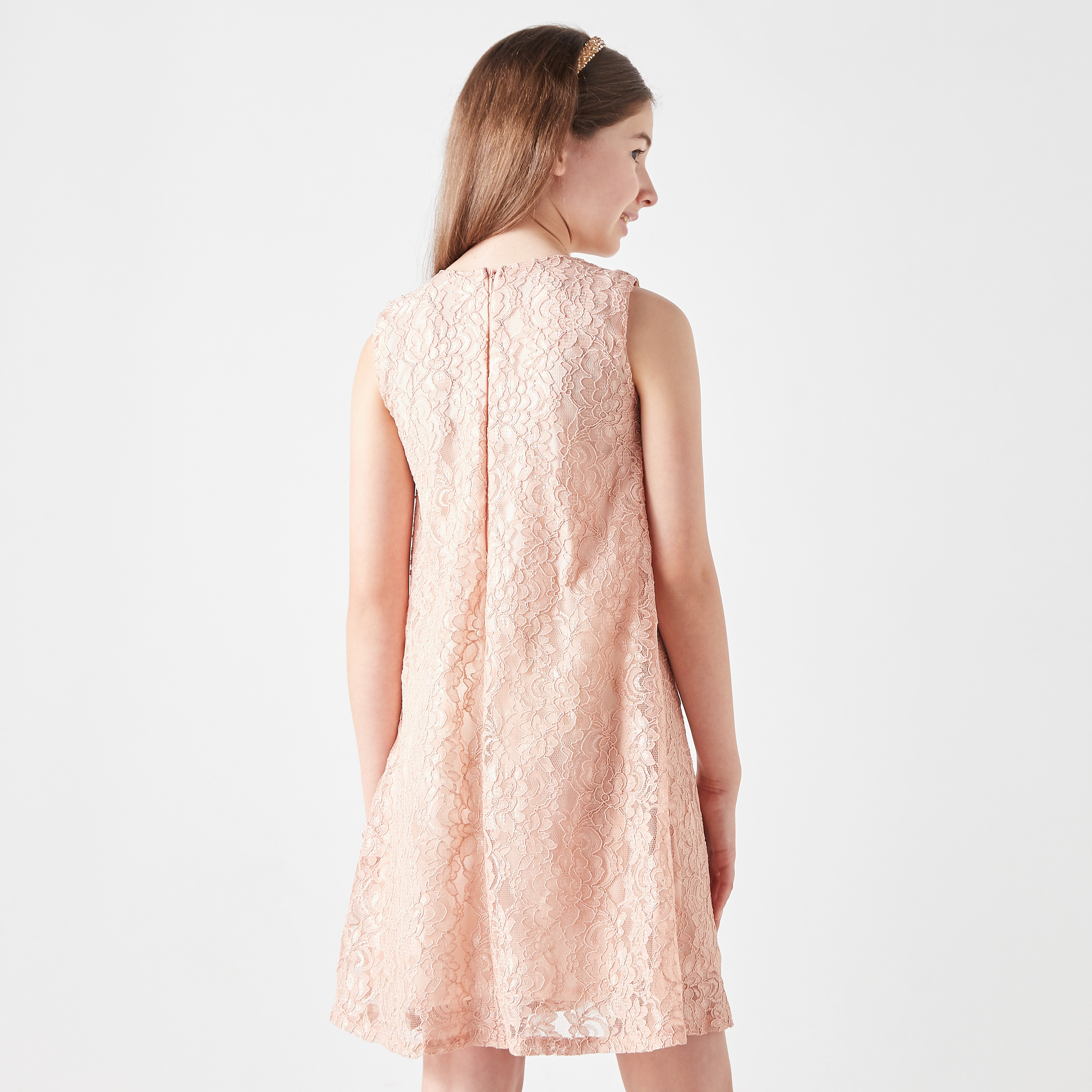 Little Golden Apple Floral Lace Sleeveless Dress-girls-clothing-dressesandjumpsuits-image-7