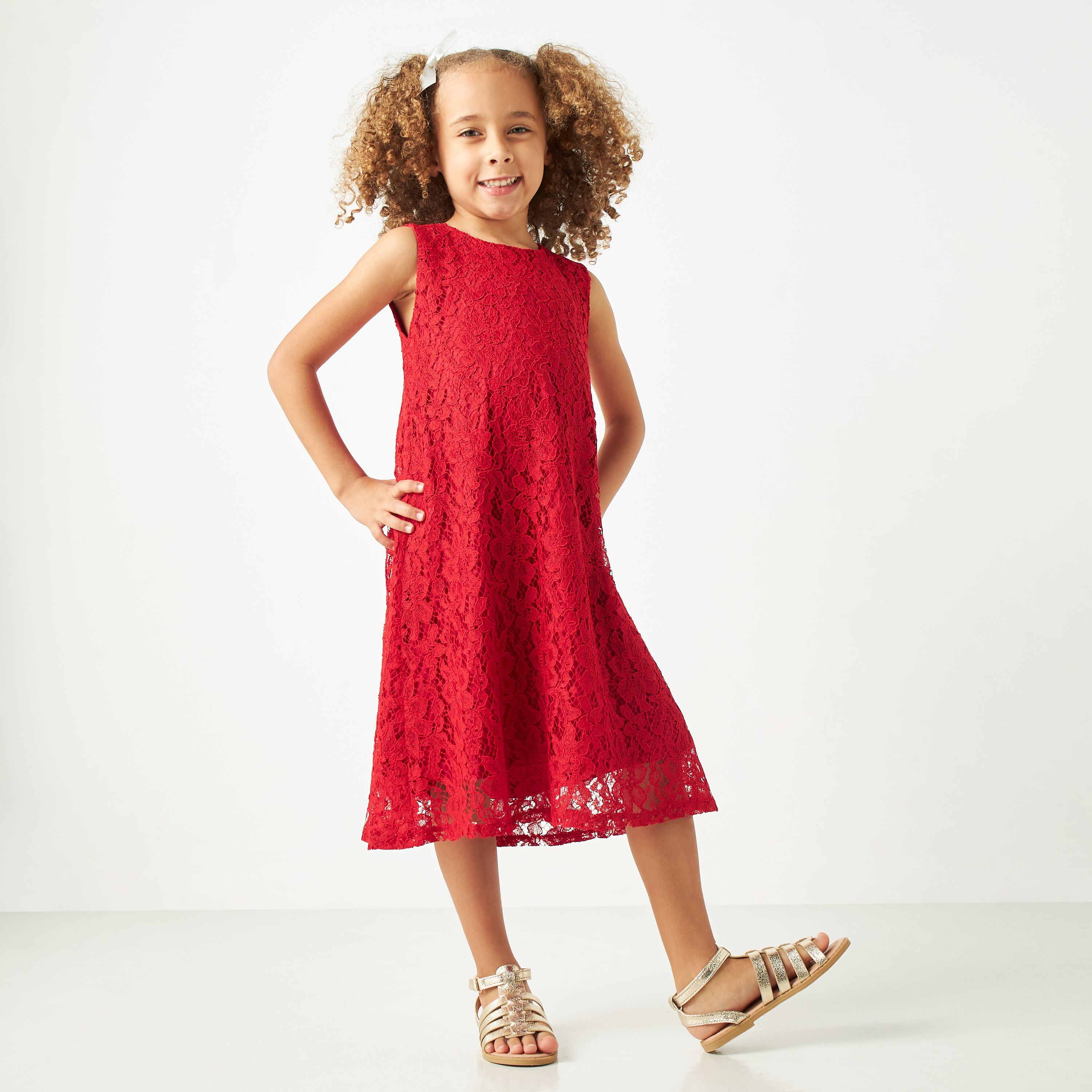 Little Golden Apple Floral Lace Sleeveless Dress-girls-clothing-dressesandjumpsuits-image-17
