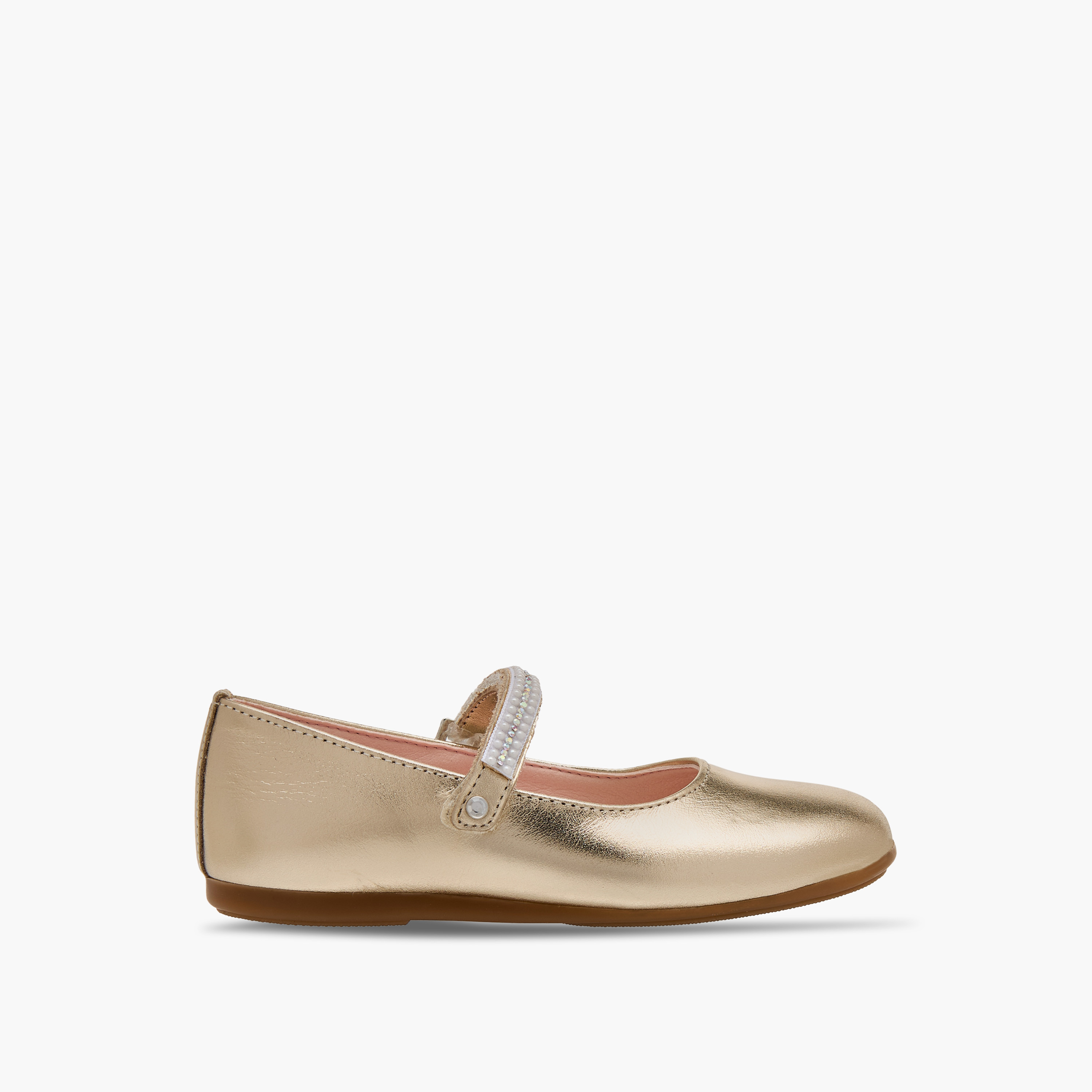 حذاء ماري جين مزين باللؤلؤ بشريط إغلاق لاصق للبنات من بابلوسكي-girls-shoes-maryjanes-image-3