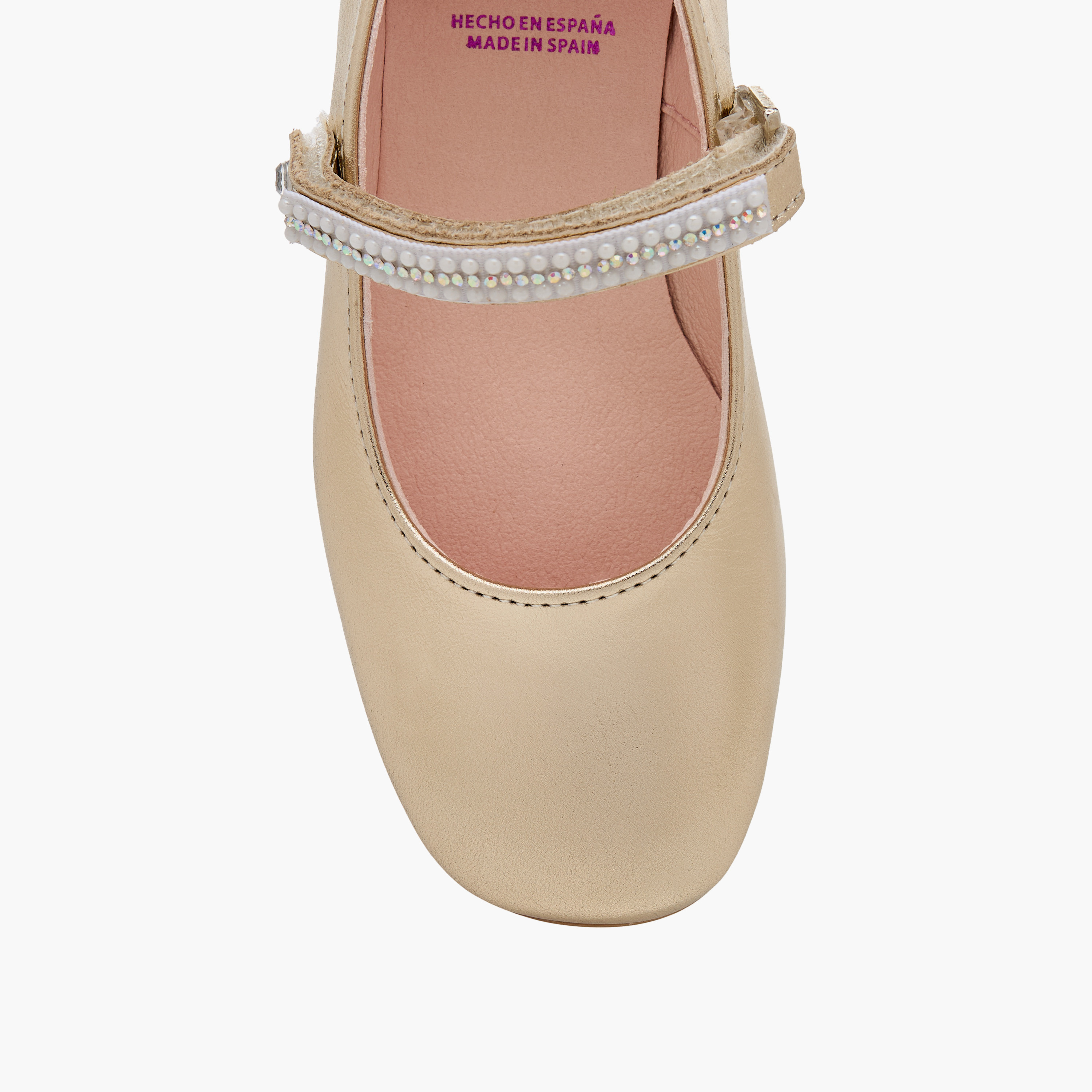 حذاء ماري جين مزين باللؤلؤ بشريط إغلاق لاصق للبنات من بابلوسكي-girls-shoes-maryjanes-image-4