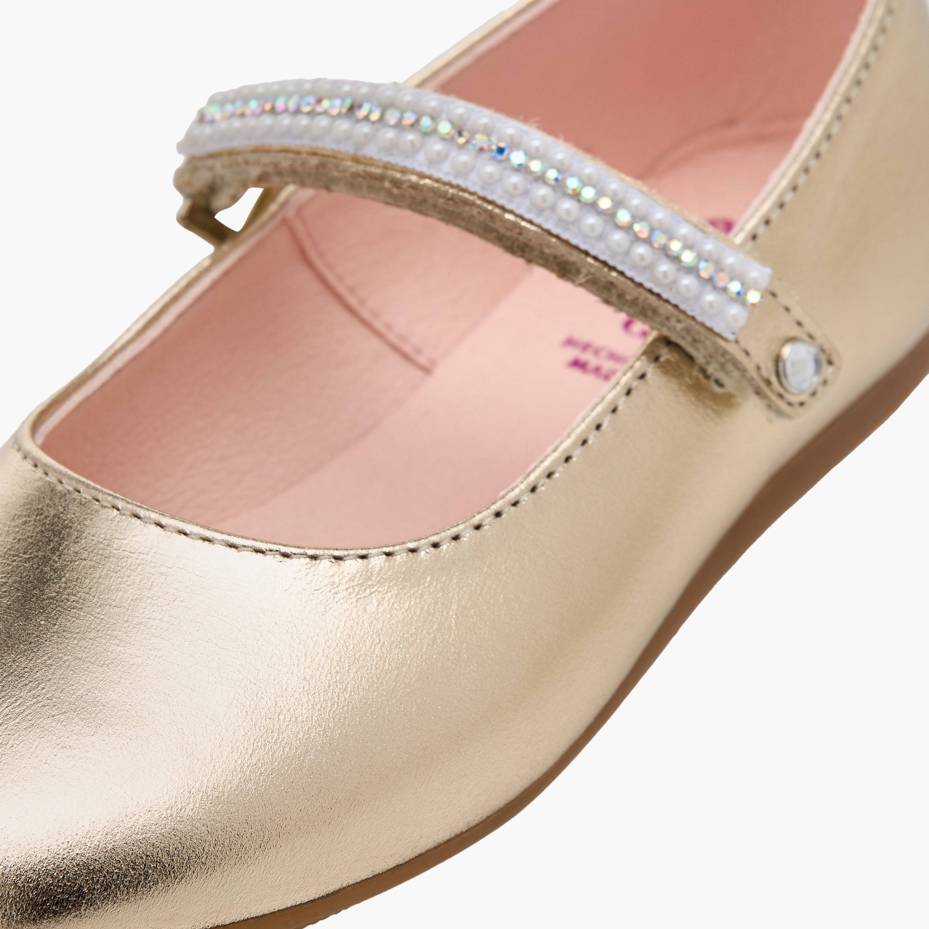 حذاء ماري جين مزين باللؤلؤ بشريط إغلاق لاصق للبنات من بابلوسكي-girls-shoes-maryjanes-image-6