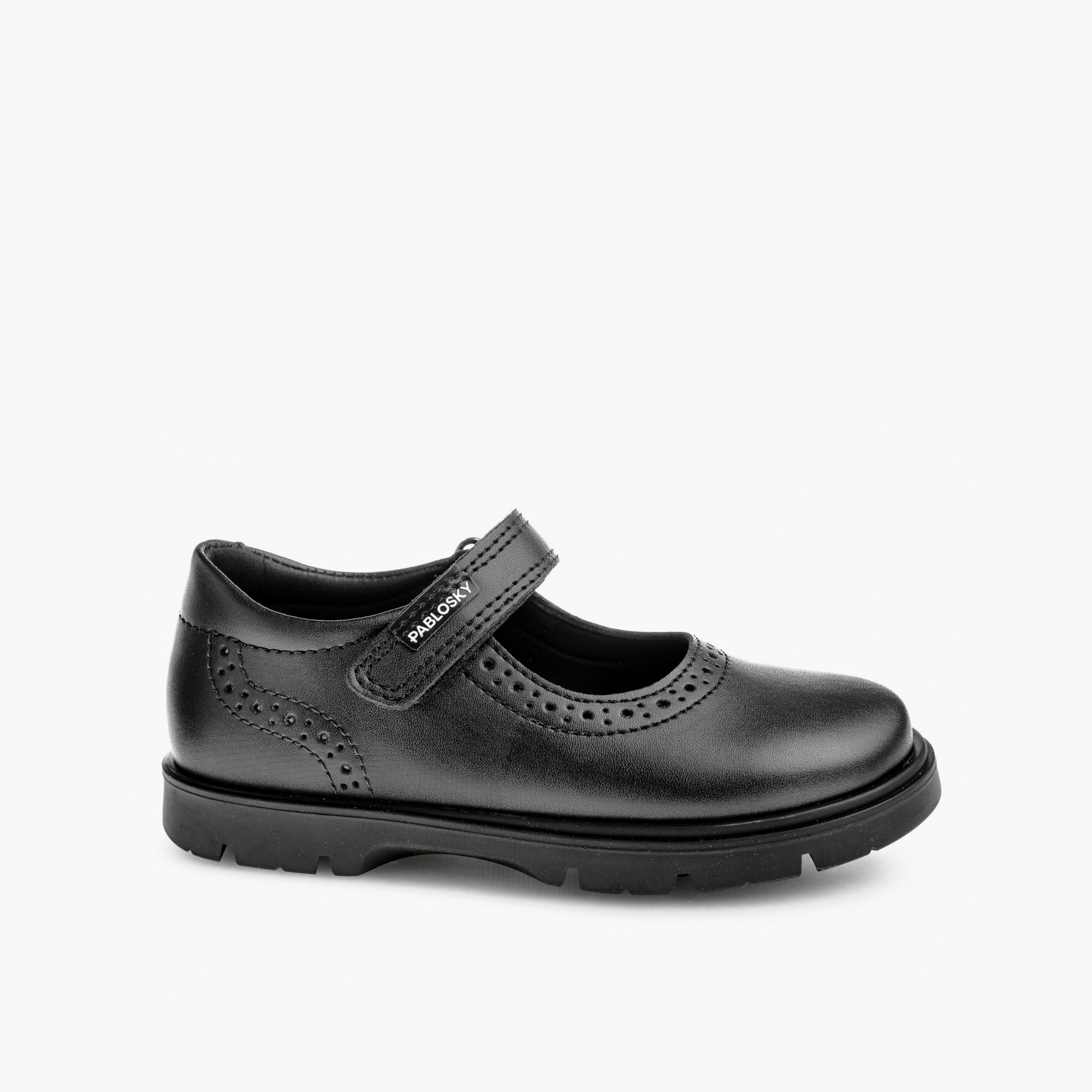 Pablosky Girls Hook & Loop Mary Jane School Shoes-girls-shoes-maryjanes-image-7