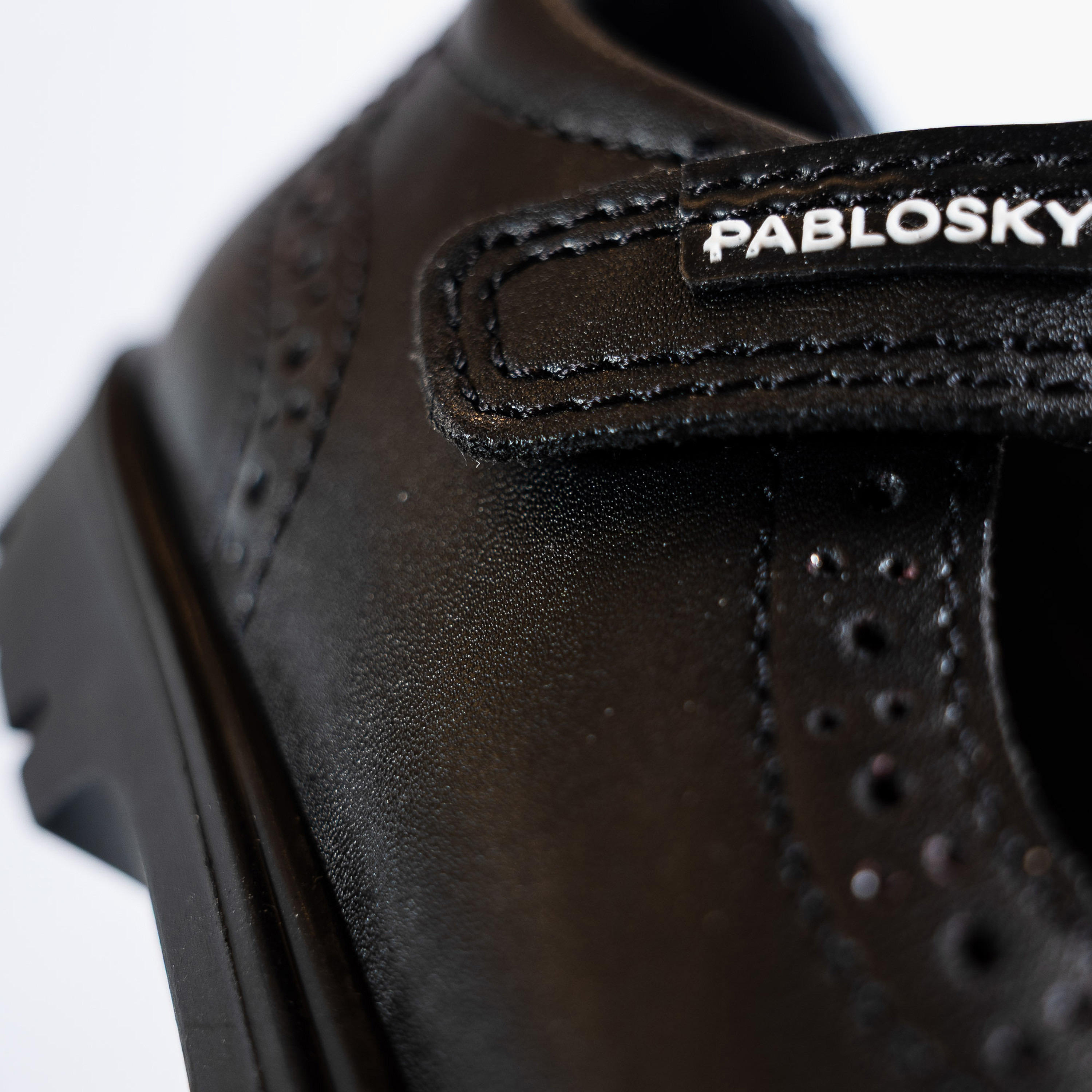 Pablosky Girls' Logo Print Mary Jane School Shoes with Hook and Loop Closure - 360015-girls-shoes-maryjanes-image-6