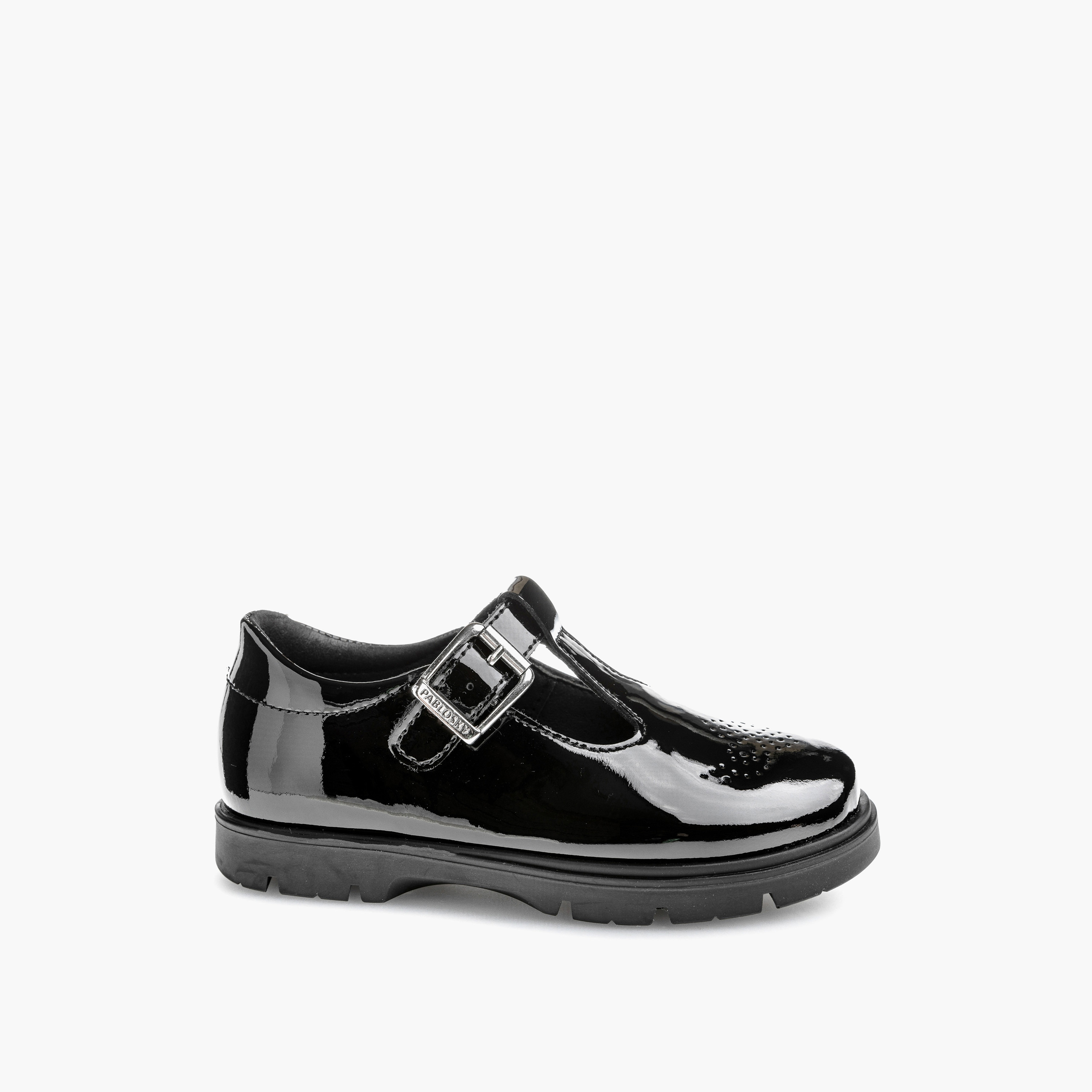 Pablosky Girls' Mary Jane School Shoes with Buckle Closure - 360119-girls-shoes-maryjanes-image-1