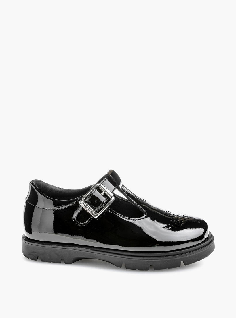 حذاء مدرسي بثقوب تهوية وإبزيم إغلاق للبنات من بابلوسكي - 360119-Y-girls-shoes-schoolshoes-image-1