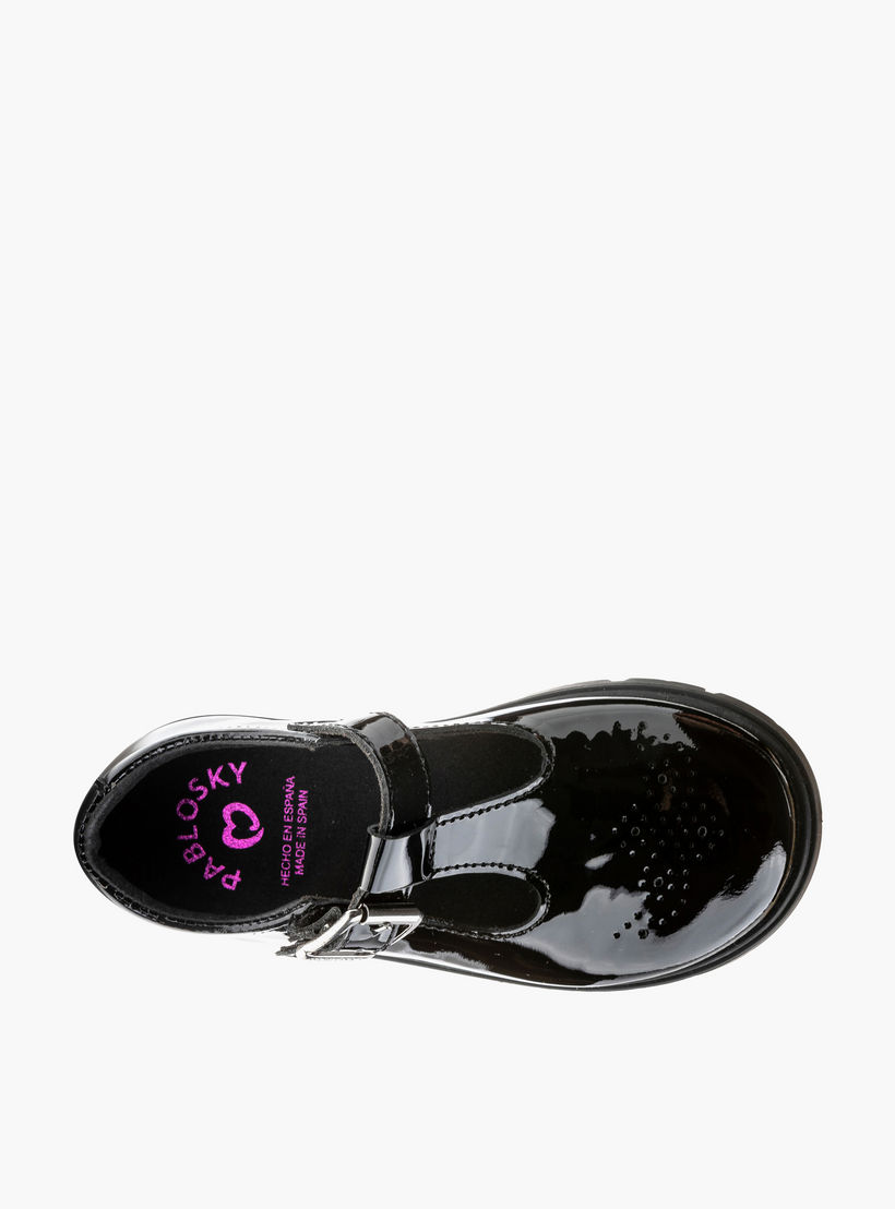 حذاء مدرسي بثقوب تهوية وإبزيم إغلاق للبنات من بابلوسكي - 360119-Y-girls-shoes-schoolshoes-image-4