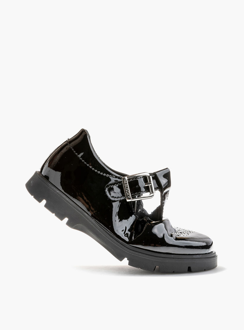 حذاء مدرسي بثقوب تهوية وإبزيم إغلاق للبنات من بابلوسكي - 360119-Y-girls-shoes-schoolshoes-image-5