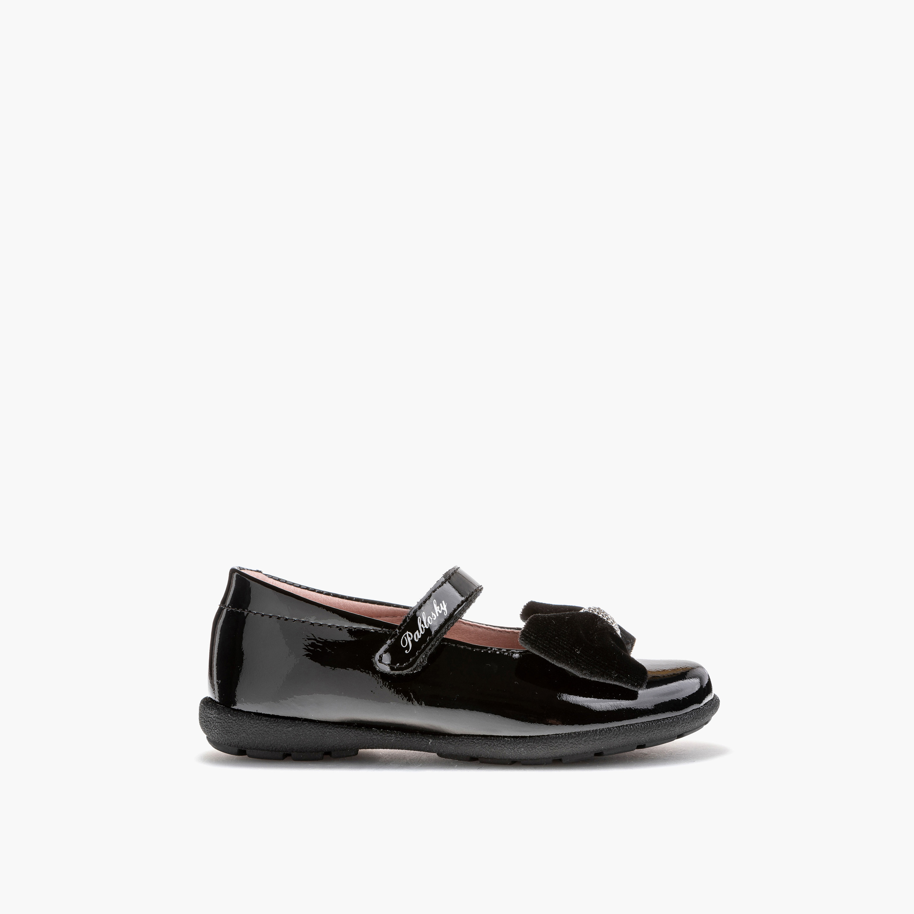 Pablosky Girls' Mary Jane School Shoes with Hook and Loop Closure - 361219-girls-shoes-maryjanes-image-2
