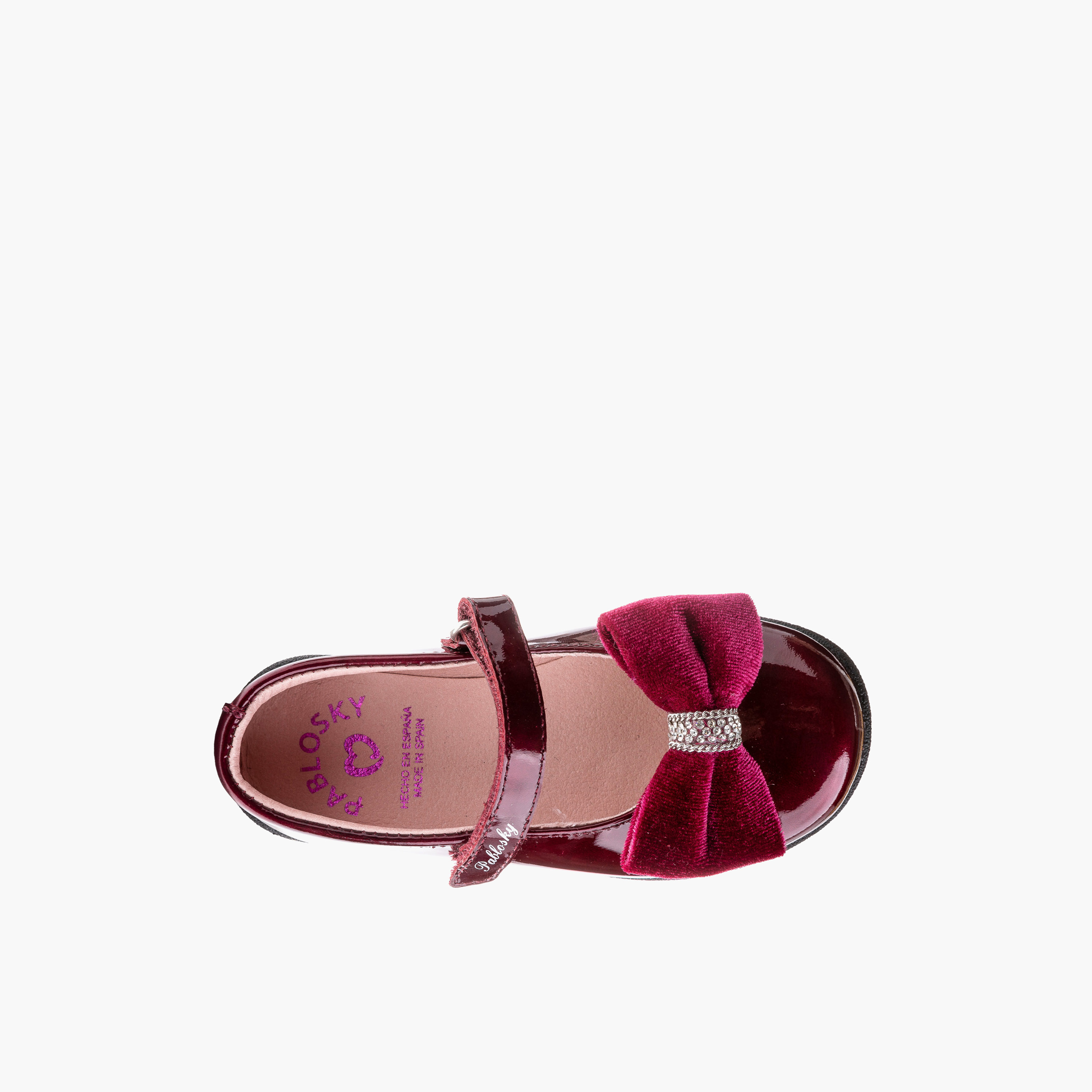 Pablosky Girls' Mary Jane Shoes with Hook and Loop Closure - 361269-girls-shoes-maryjanes-image-4