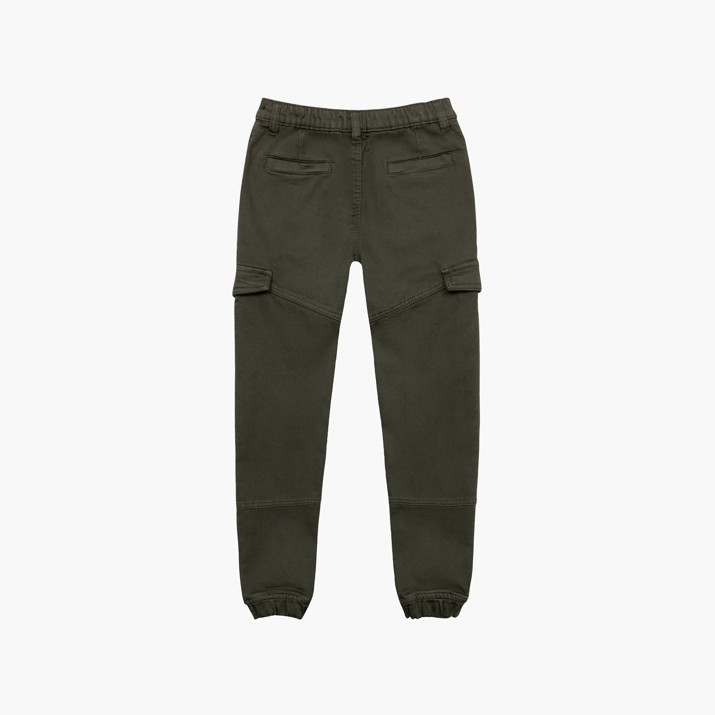 Minoti Solid Elasticated Pants-boys-clothing-bottoms-joggersandtrackpants-image-2