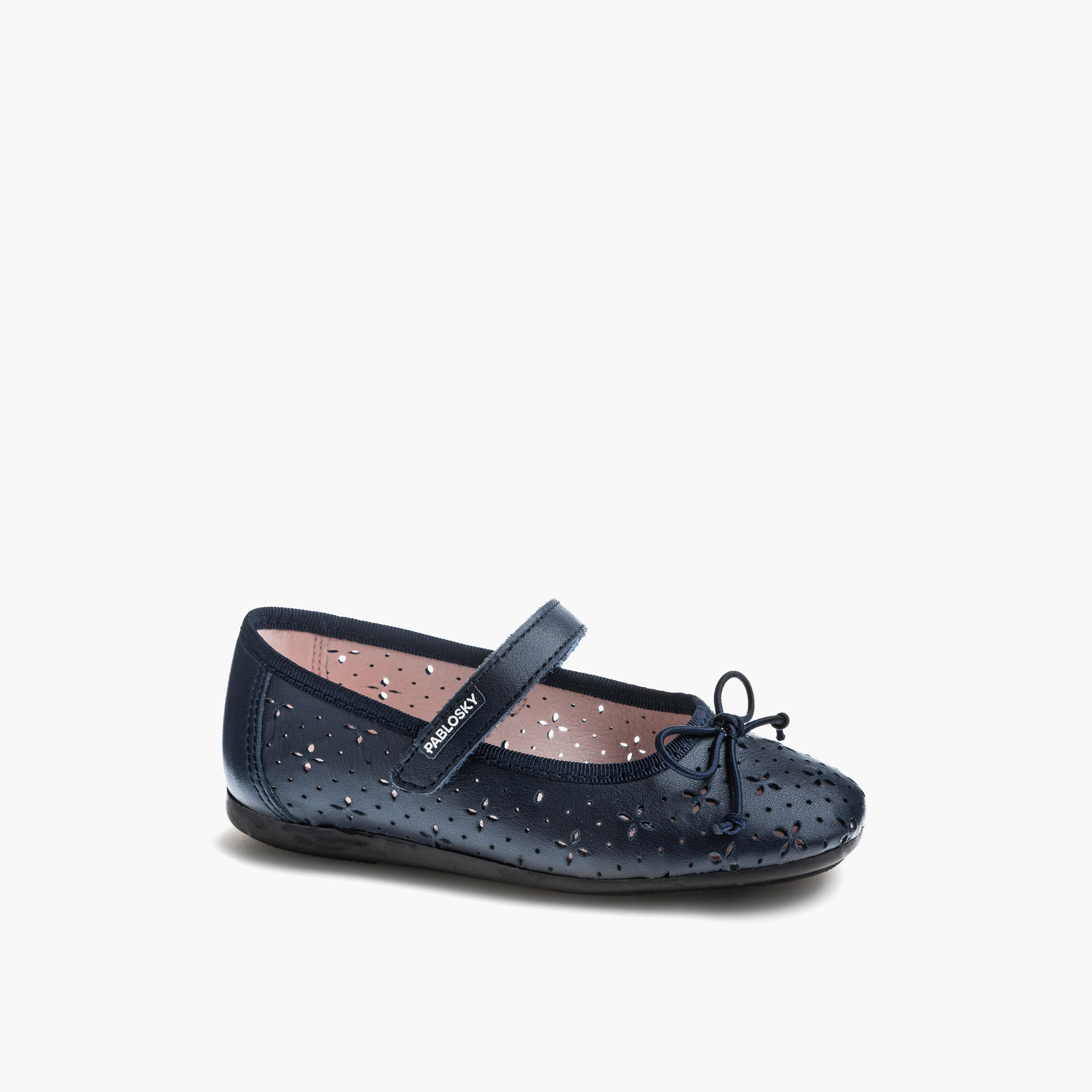 Pablosky Girls Perforated Mary Jane Shoes-girls-shoes-maryjanes-image-1