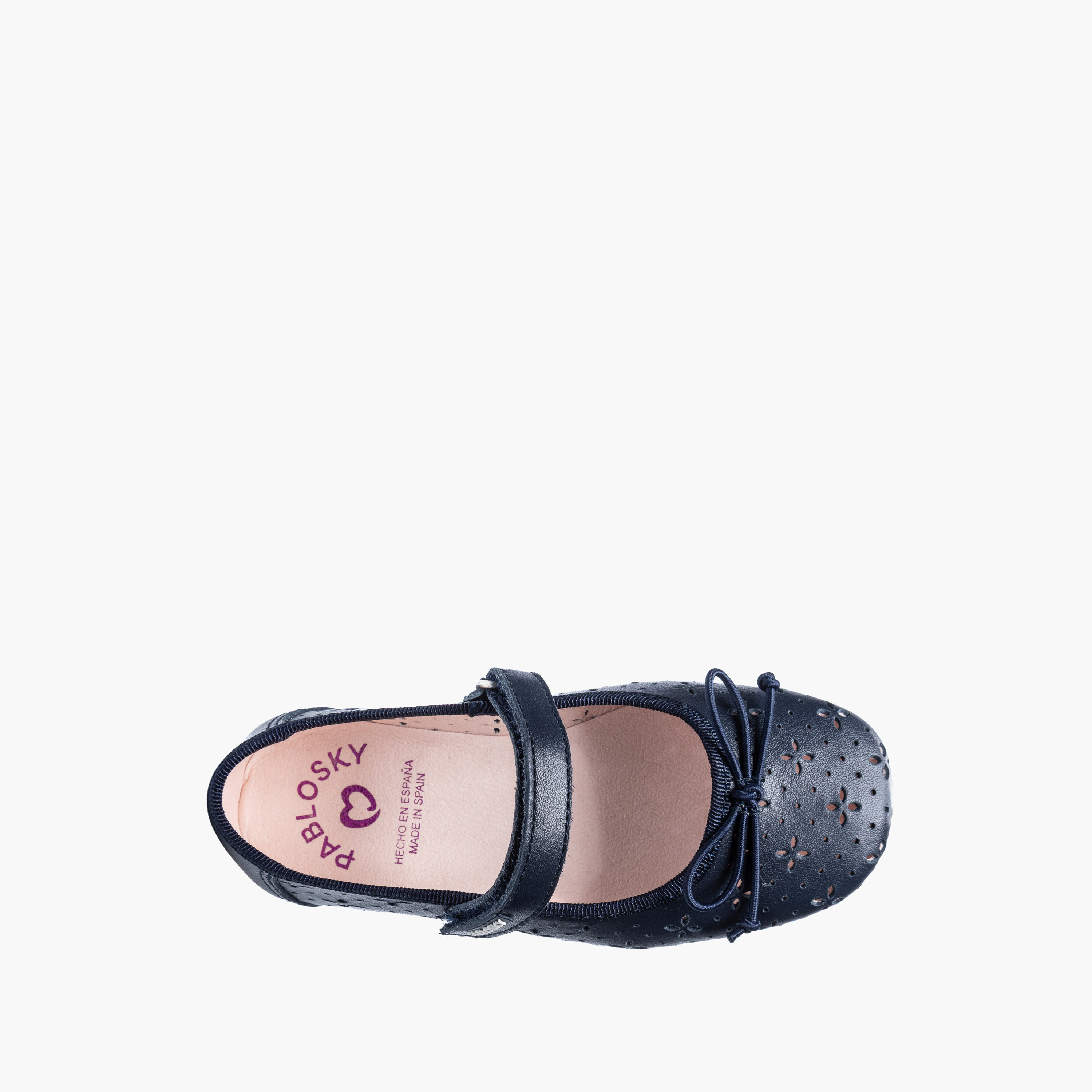 Pablosky Girls Perforated Mary Jane Shoes-girls-shoes-maryjanes-image-4