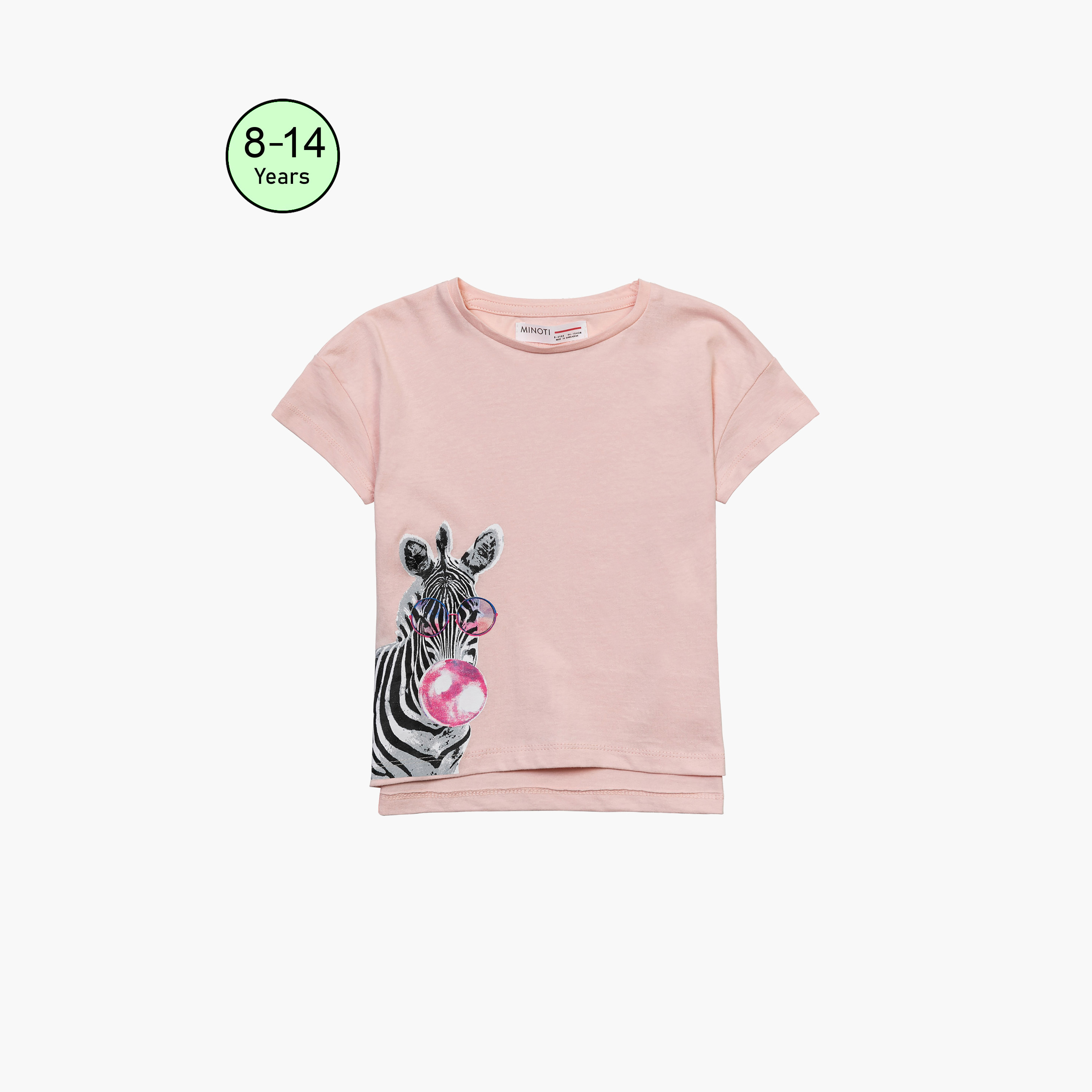 Minoti Printed Short Sleeves T-Shirt-girls-clothing-tshirts-image-1
