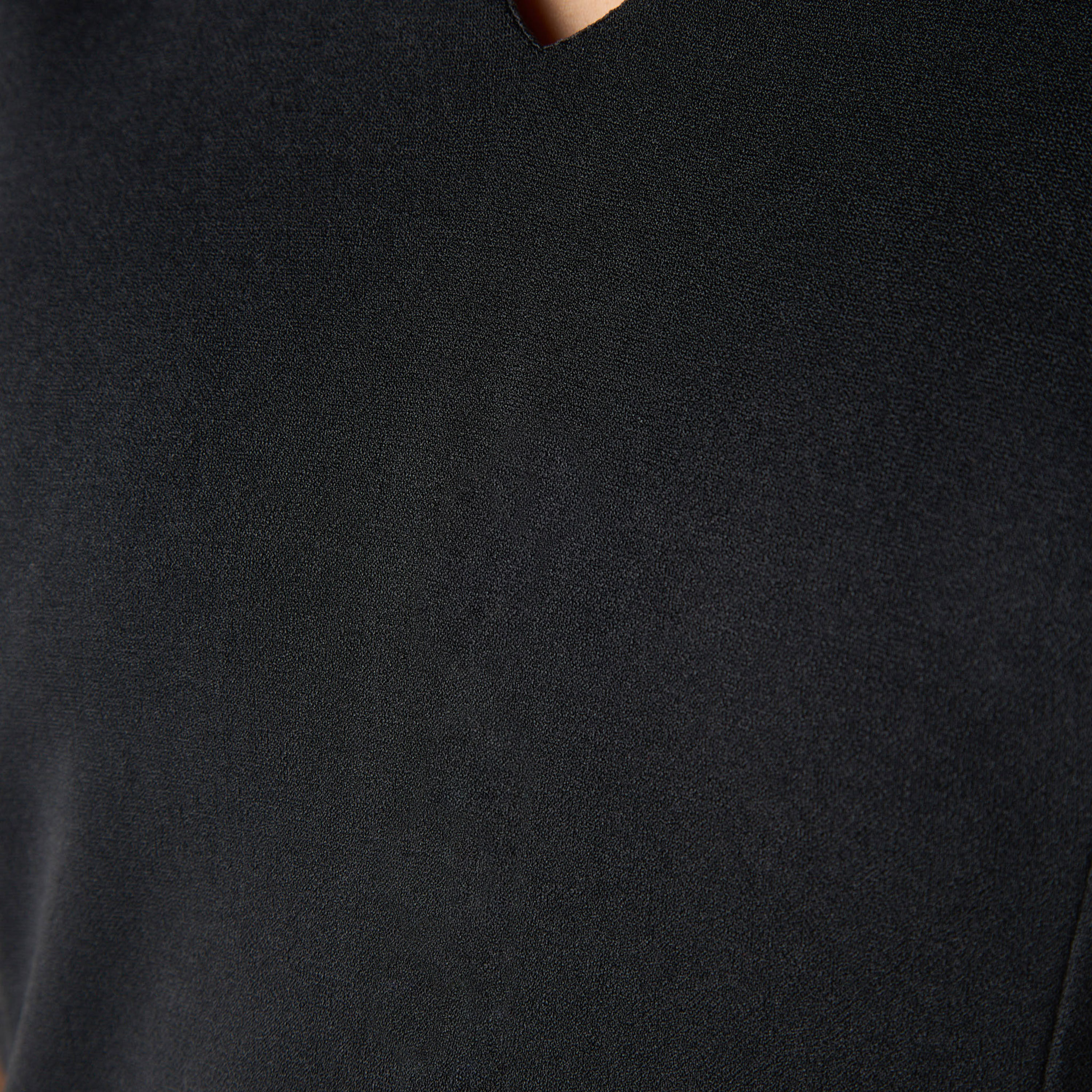 فستان طويل سادة بأكمام طويلة بفتحة وياقة شكل حرف v من جولدن أبل-women-clothing-dresses-image-12