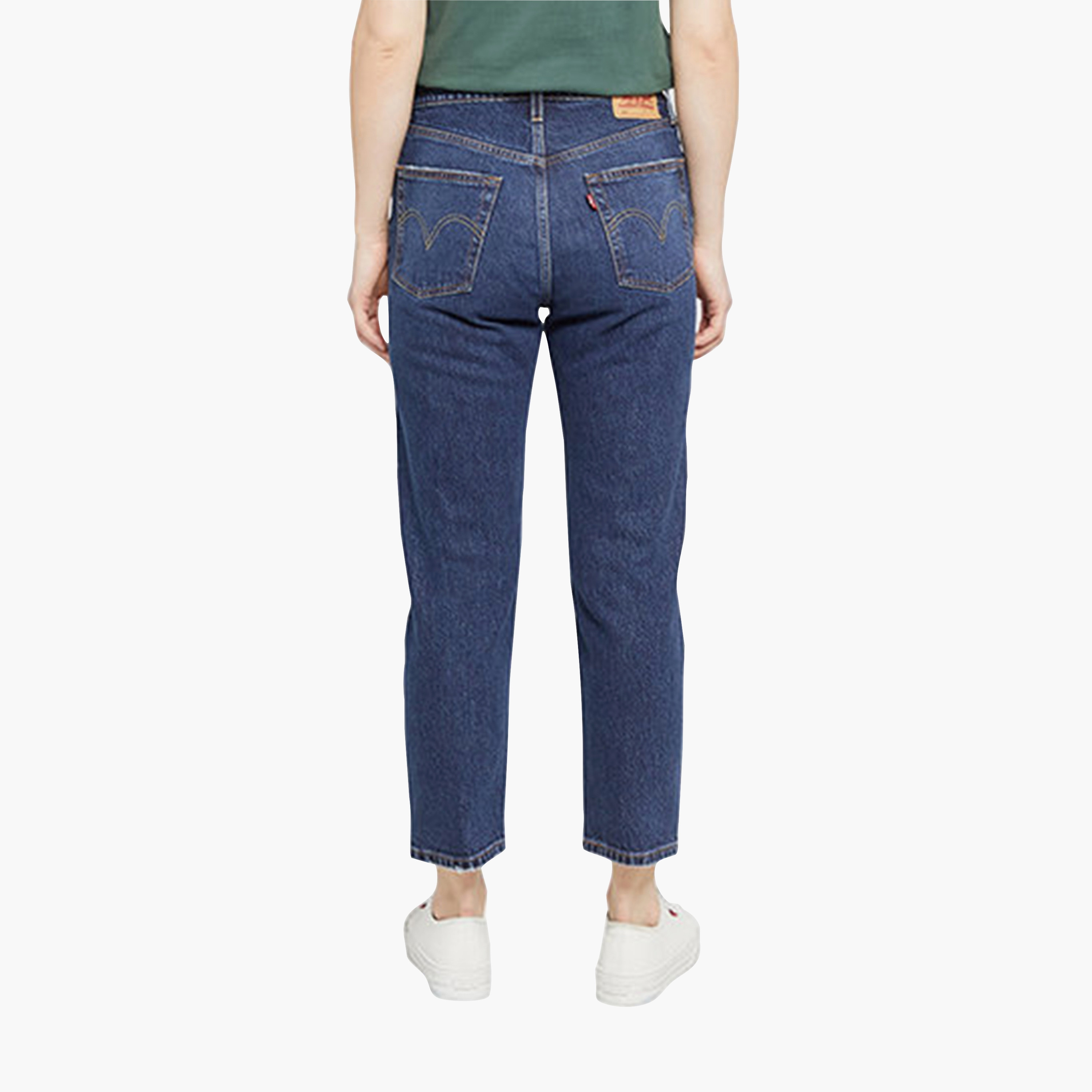 جينز حريمي 501 بقصة مستقيمة، أزرق بـ 5 جيوب، مقاس 30 من ليفايس-women-clothing-bottoms-jeans-image-5