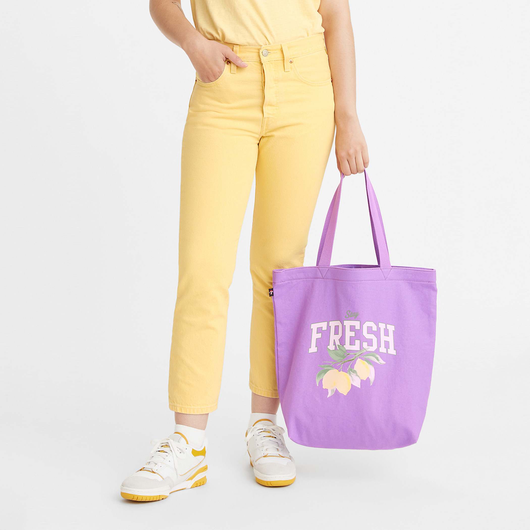 Levi's Women Yellow Solid Jeans with Button & Zip Closure-women-clothing-bottoms-jeans-image-1