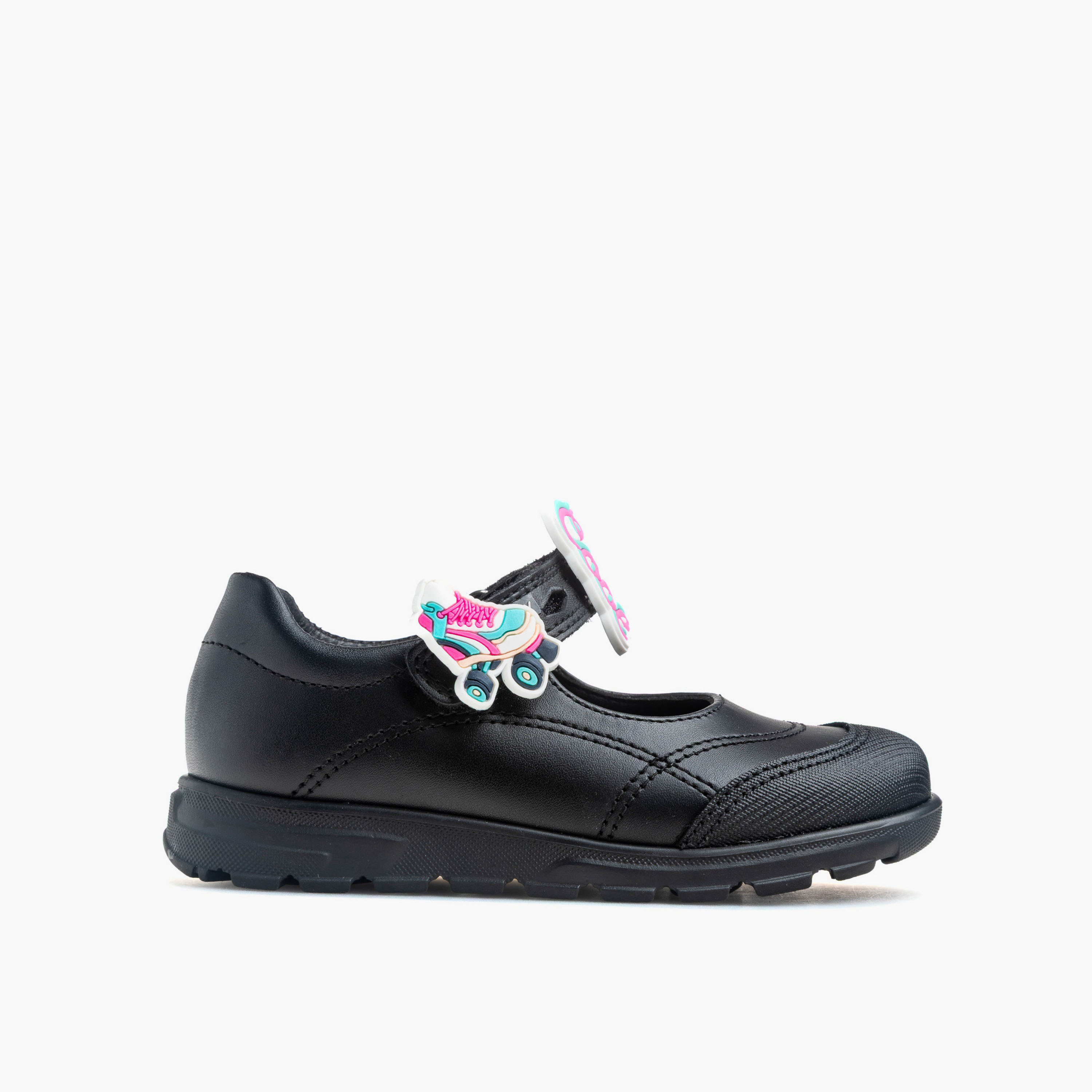 Pablosky Girls Leather Mary Jane School Shoes-girls-shoes-maryjanes-image-1