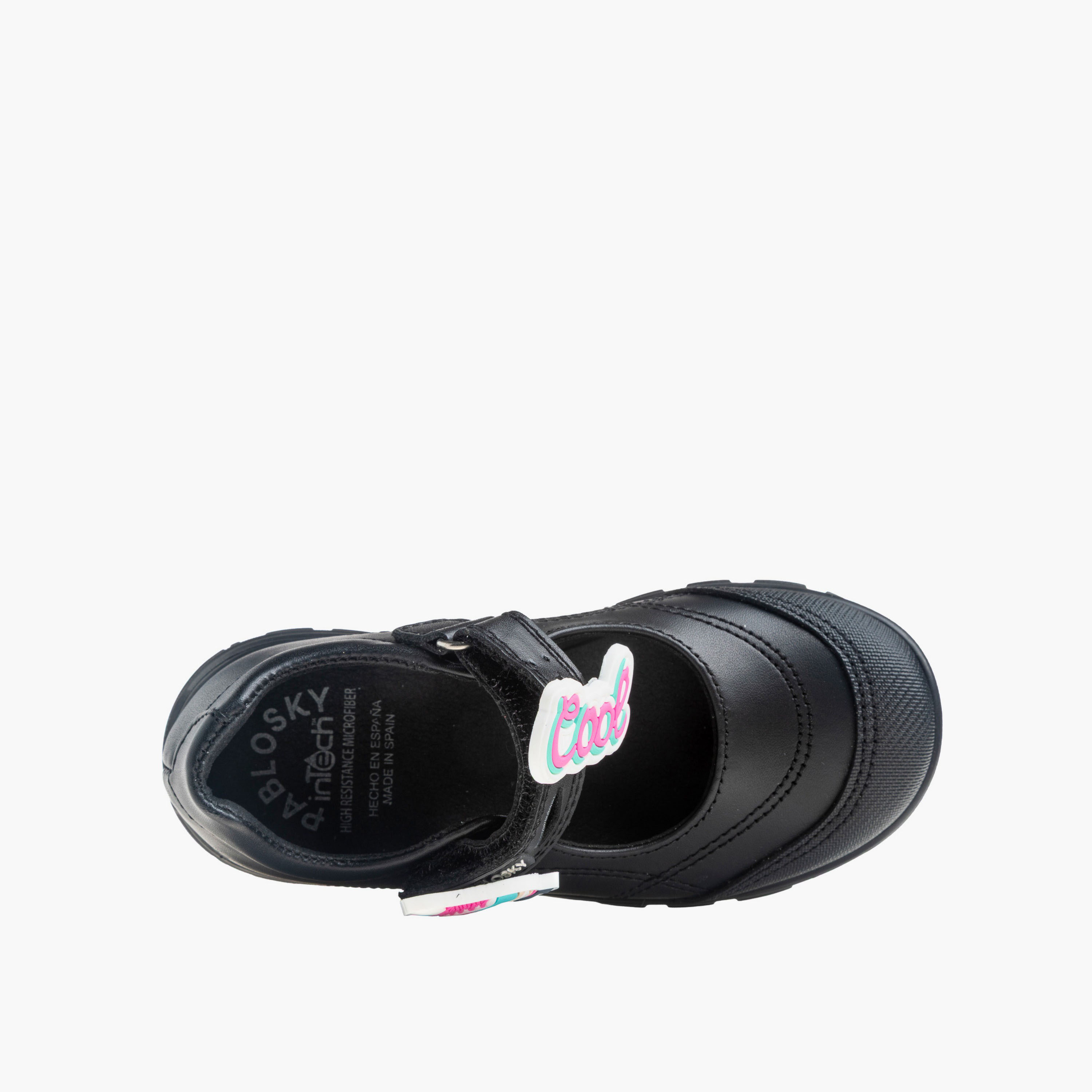 Pablosky Girls Leather Mary Jane School Shoes-girls-shoes-maryjanes-image-3