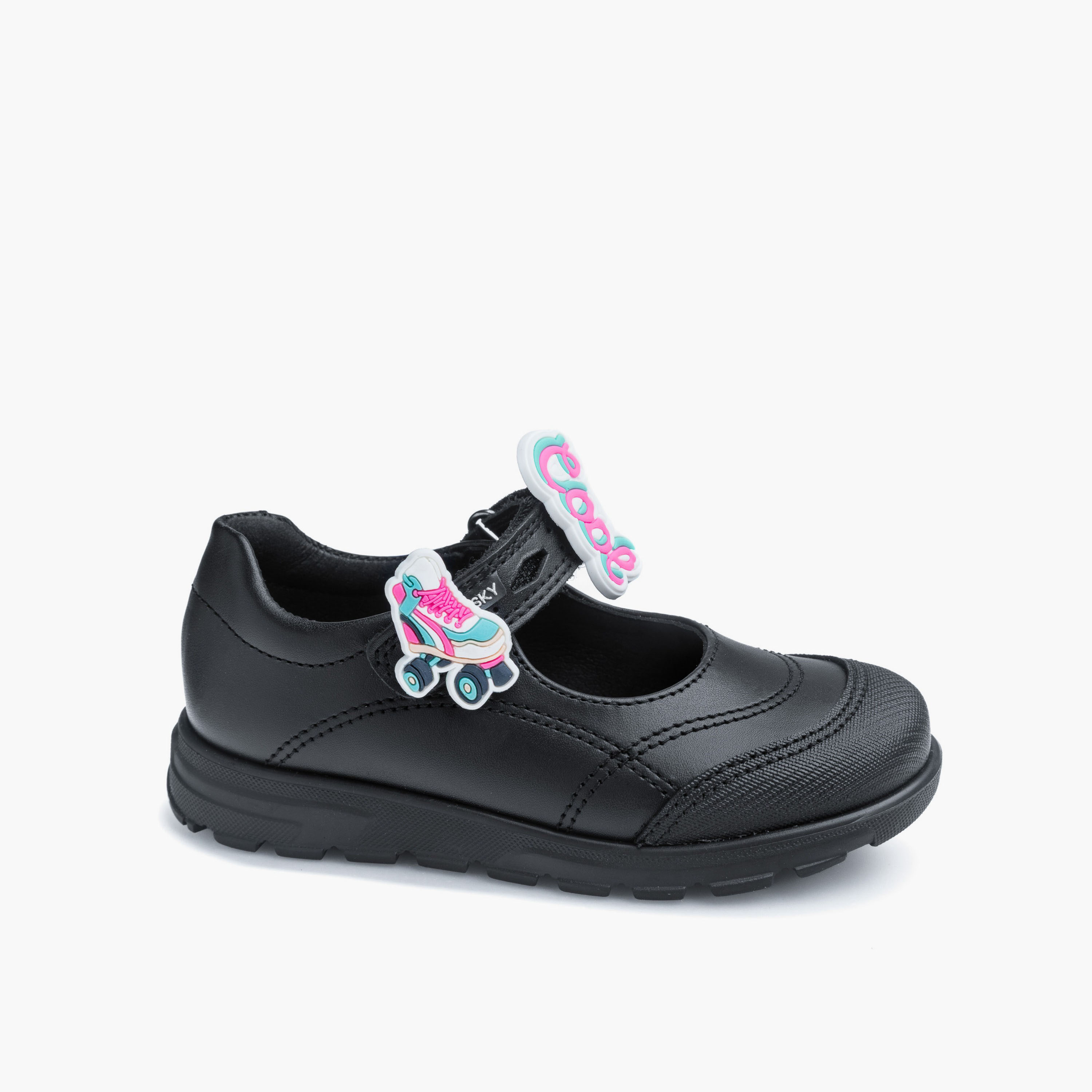 Pablosky Girls Leather Mary Jane School Shoes-girls-shoes-maryjanes-image-7