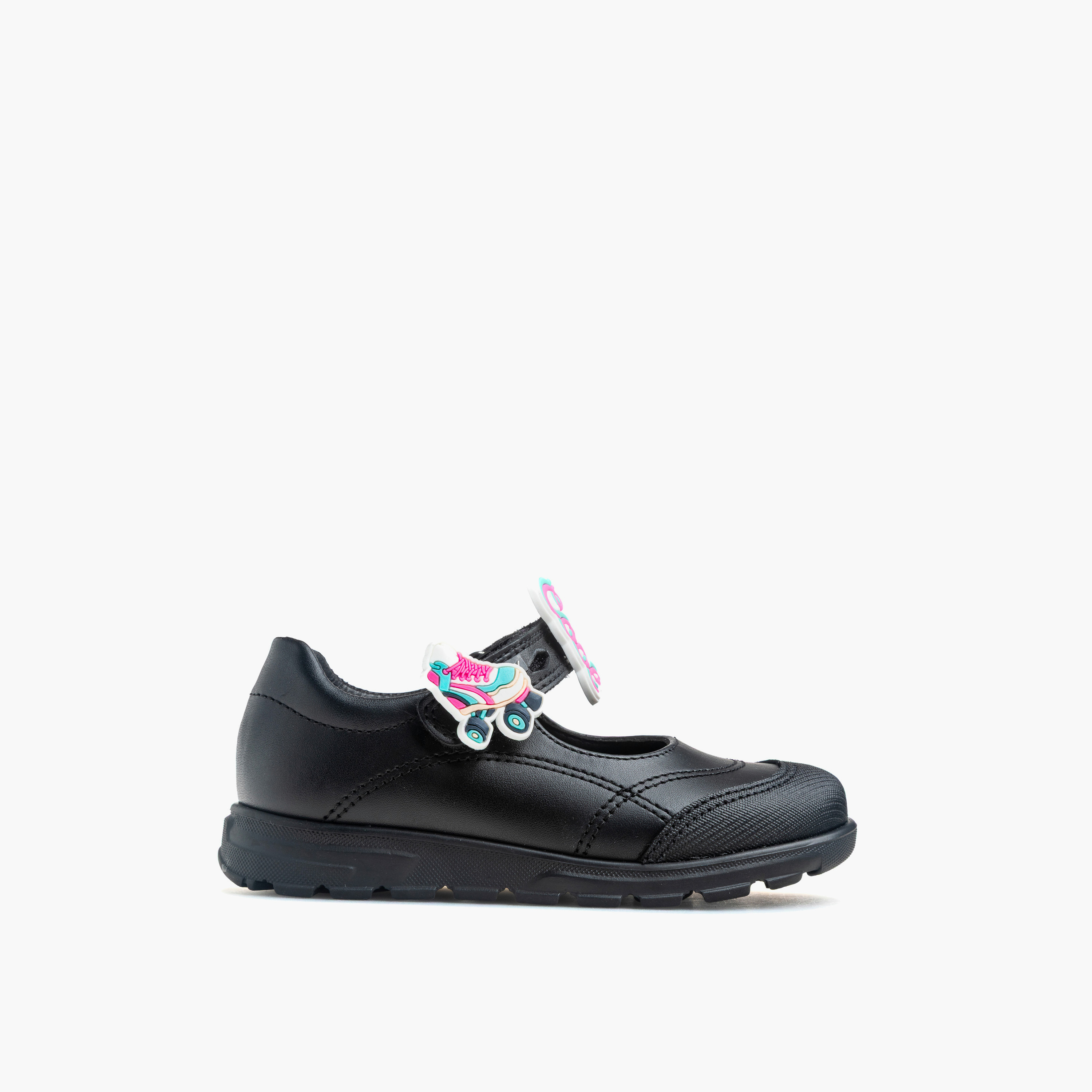 حذاء مدرسي من الجلد بشريط إغلاق لاصق للبنات من بابلوفسكي-girls-shoes-schoolshoes-image-1