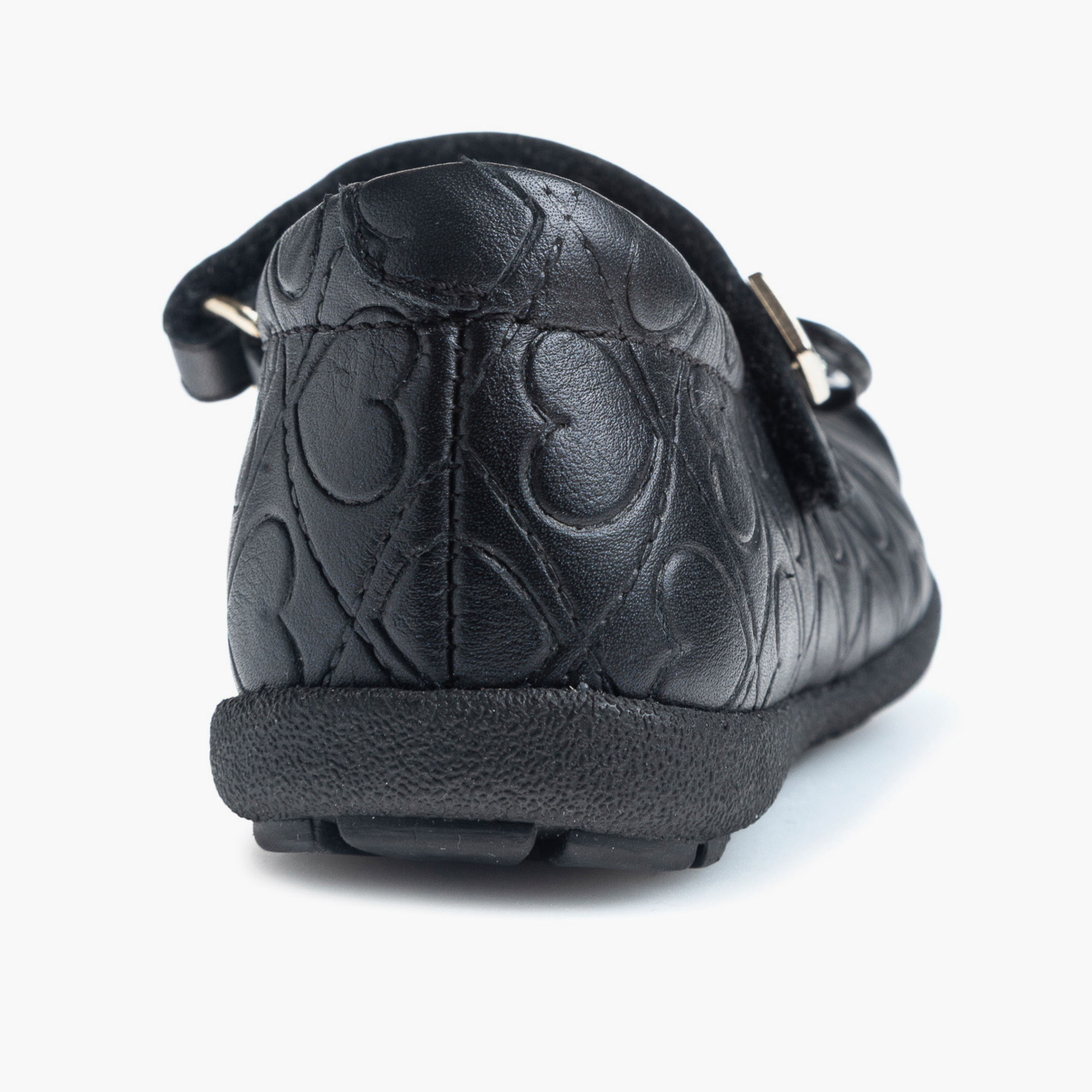 Pablosky Girls Quilted Leather Mary Jane School Shoes-girls-shoes-maryjanes-image-2