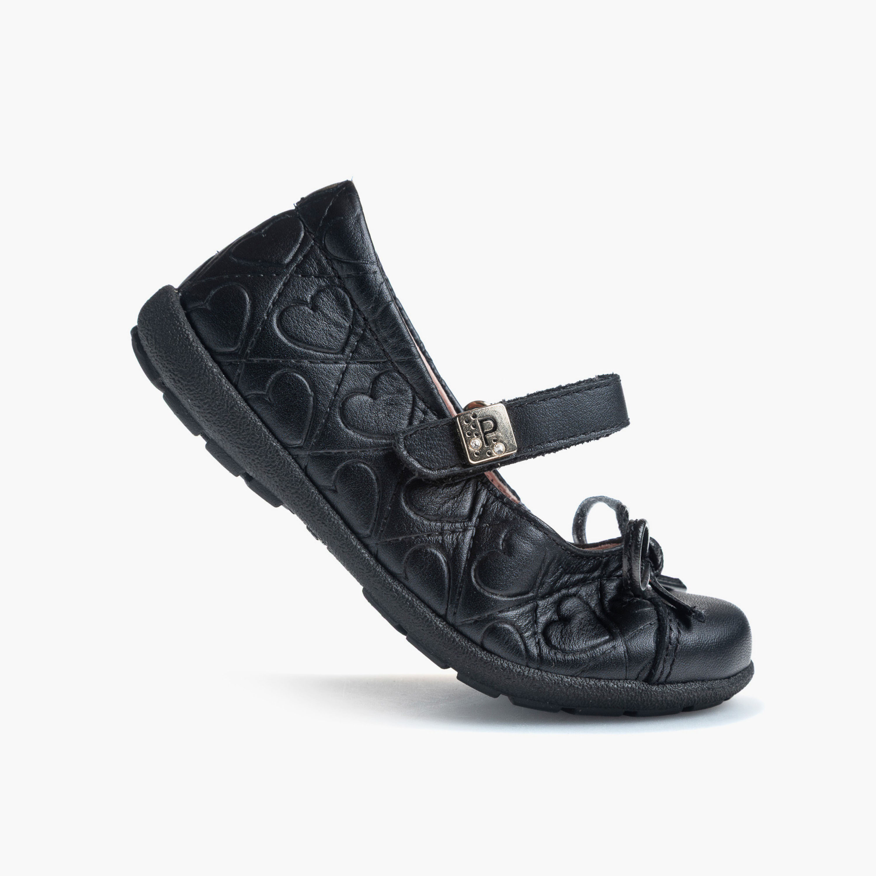 Pablosky Girls Quilted Leather Mary Jane School Shoes-girls-shoes-maryjanes-image-4