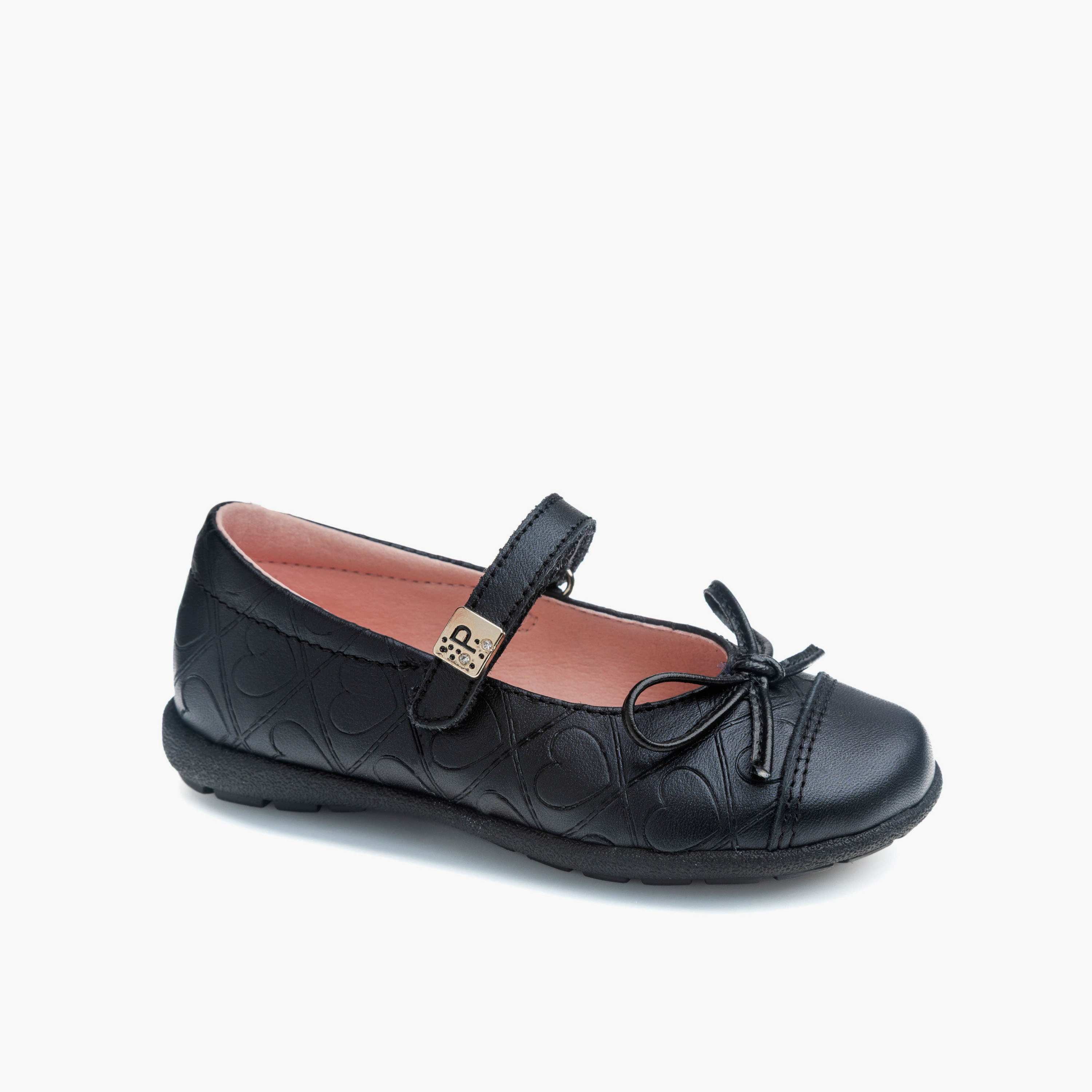 Pablosky Girls Quilted Leather Mary Jane School Shoes-girls-shoes-maryjanes-image-7