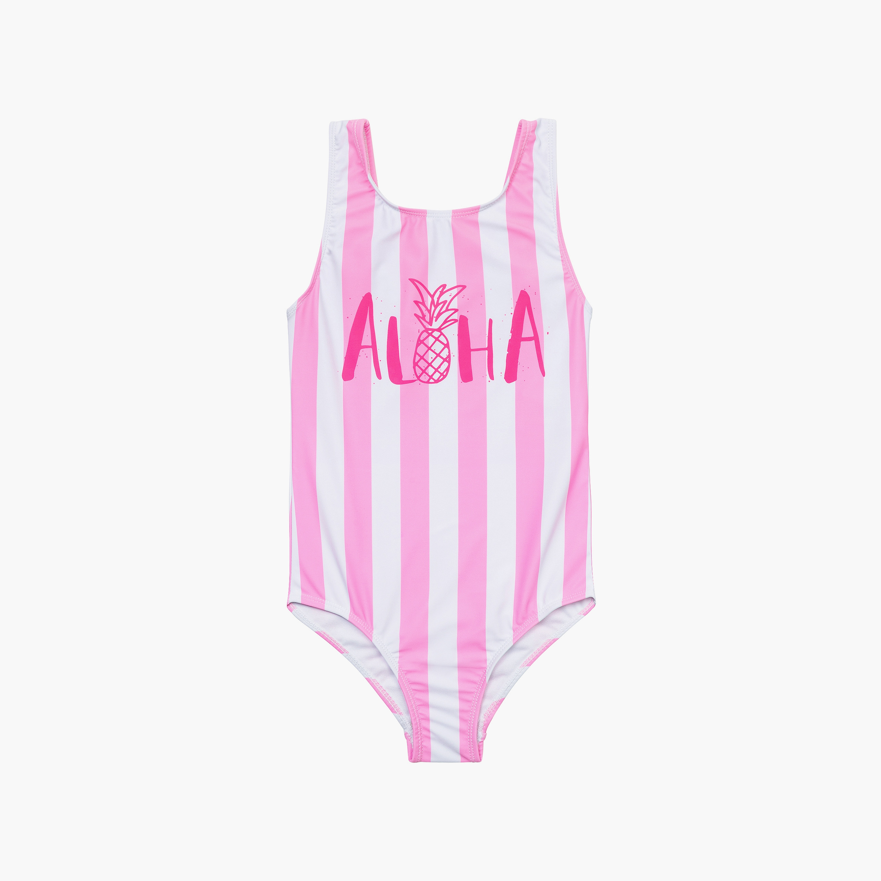 بدلة سباحة مخططة ألوها من مينوتي-girls-clothing-sportswear-swimwear-image-2