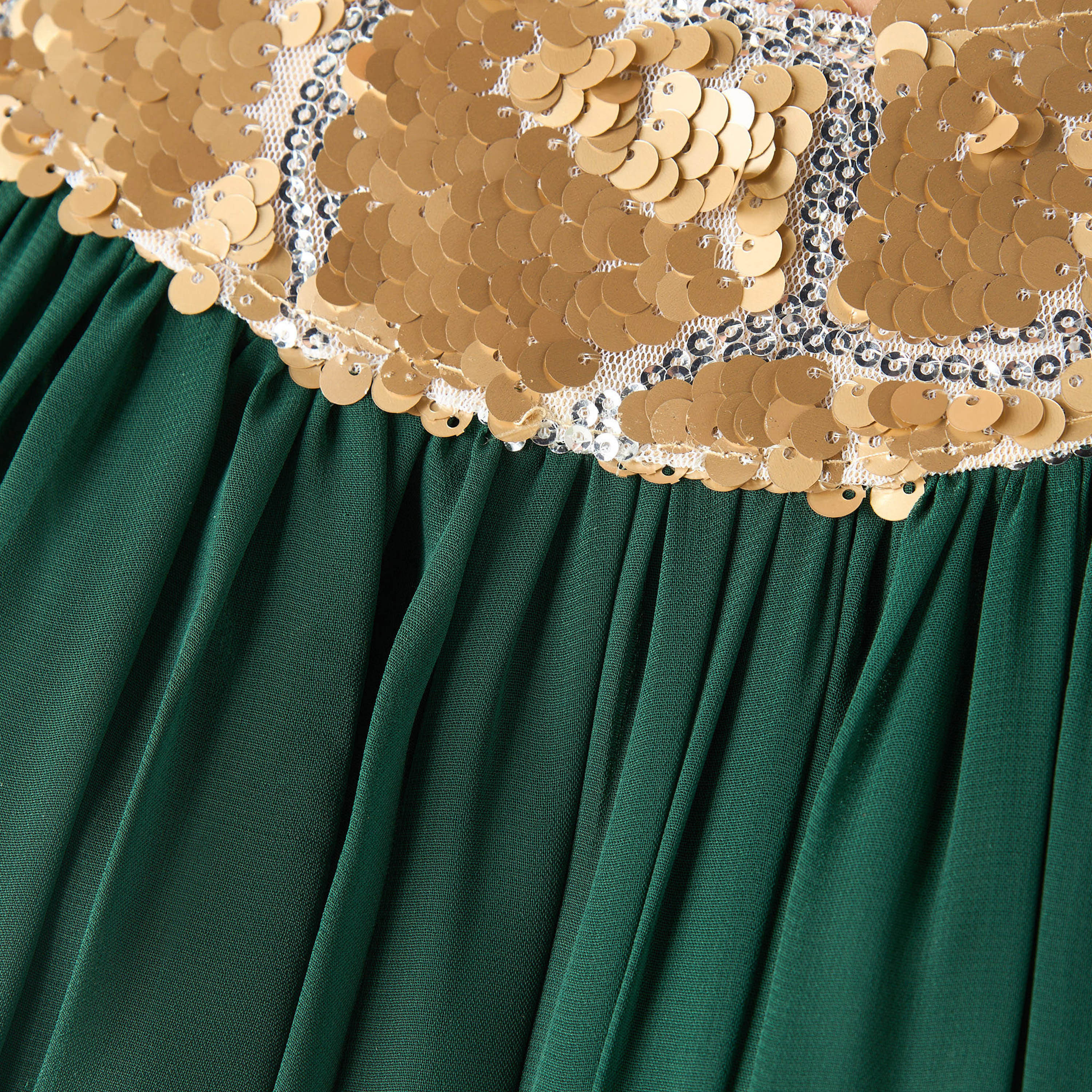 فستان طويل مزين دون أكمام مع طيات وسحاب للإغلاق من جولدن أبل-women-clothing-dresses-image-13