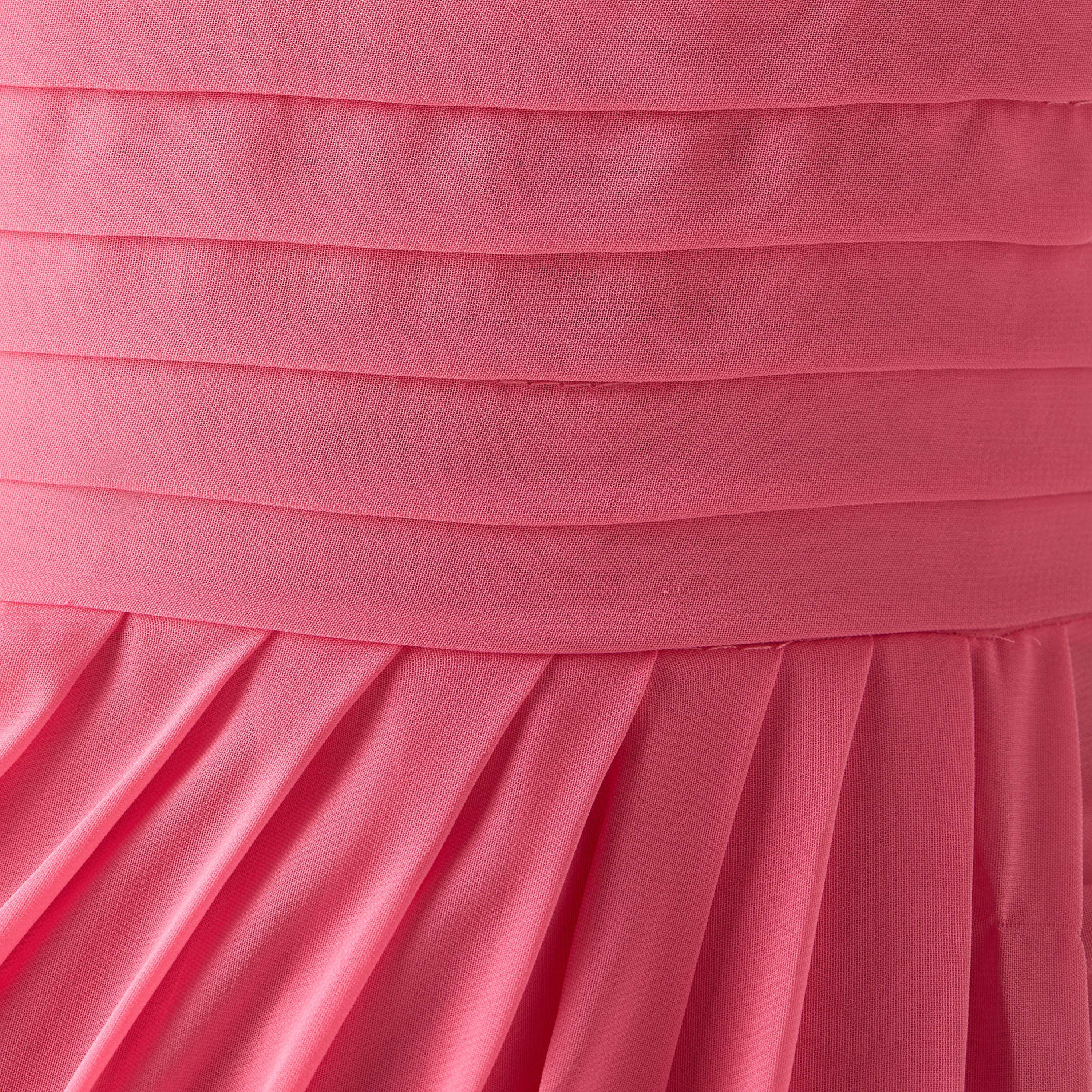فستان طويل مزين دون أكمام مع طيات وسحاب للإغلاق من جولدن أبل-women-clothing-dresses-image-6