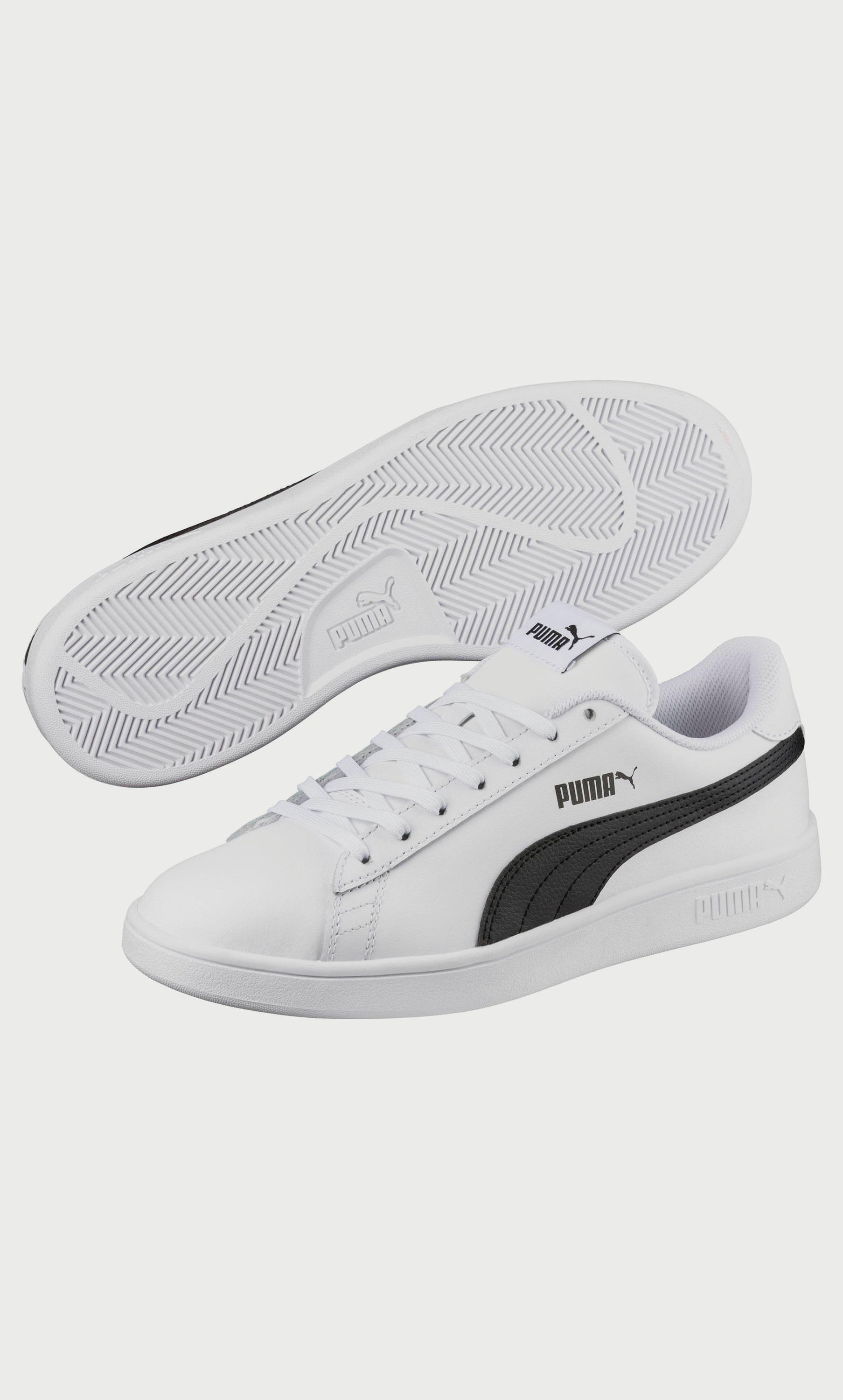 Puma smash hot sale white sneakers