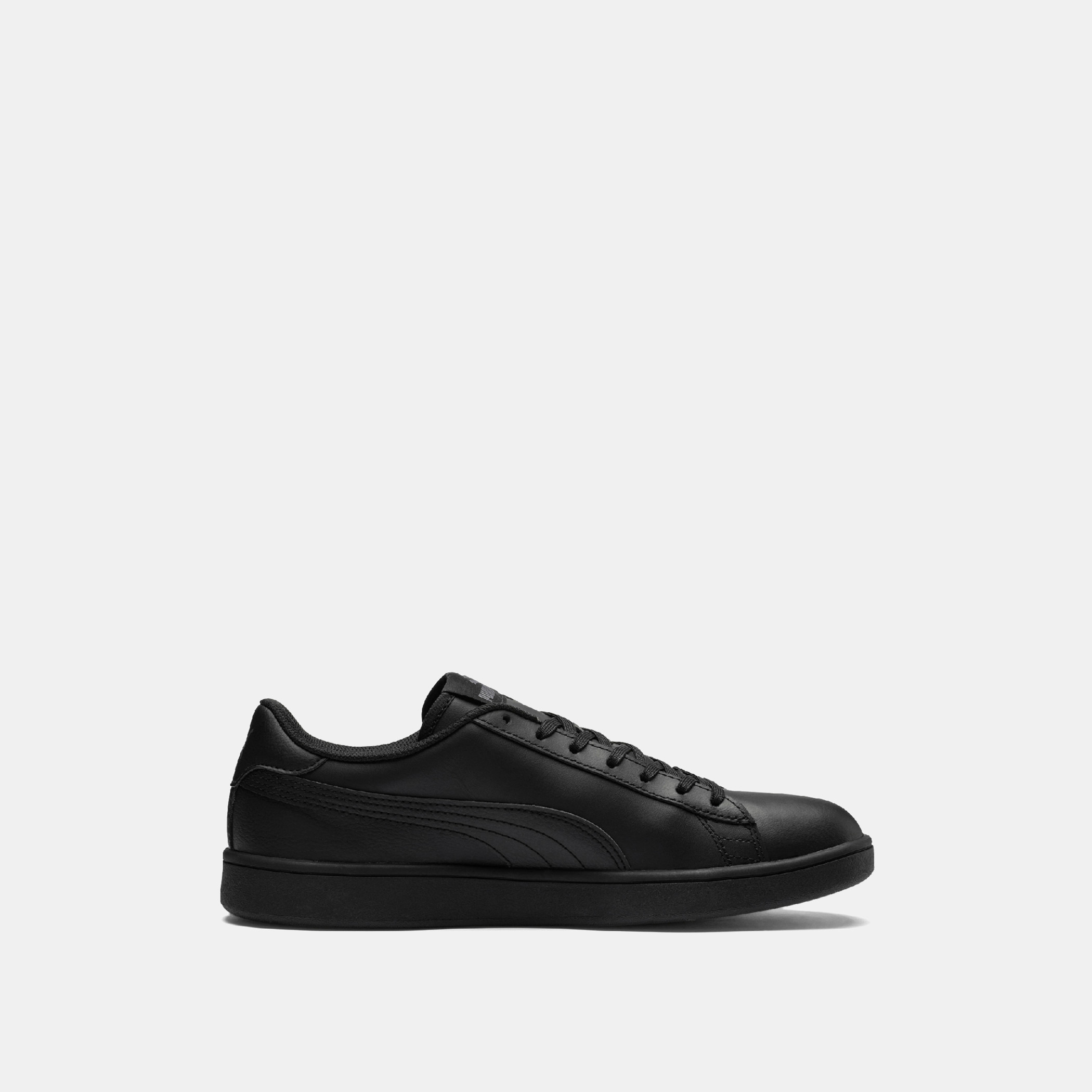 Puma leather cheap black shoes