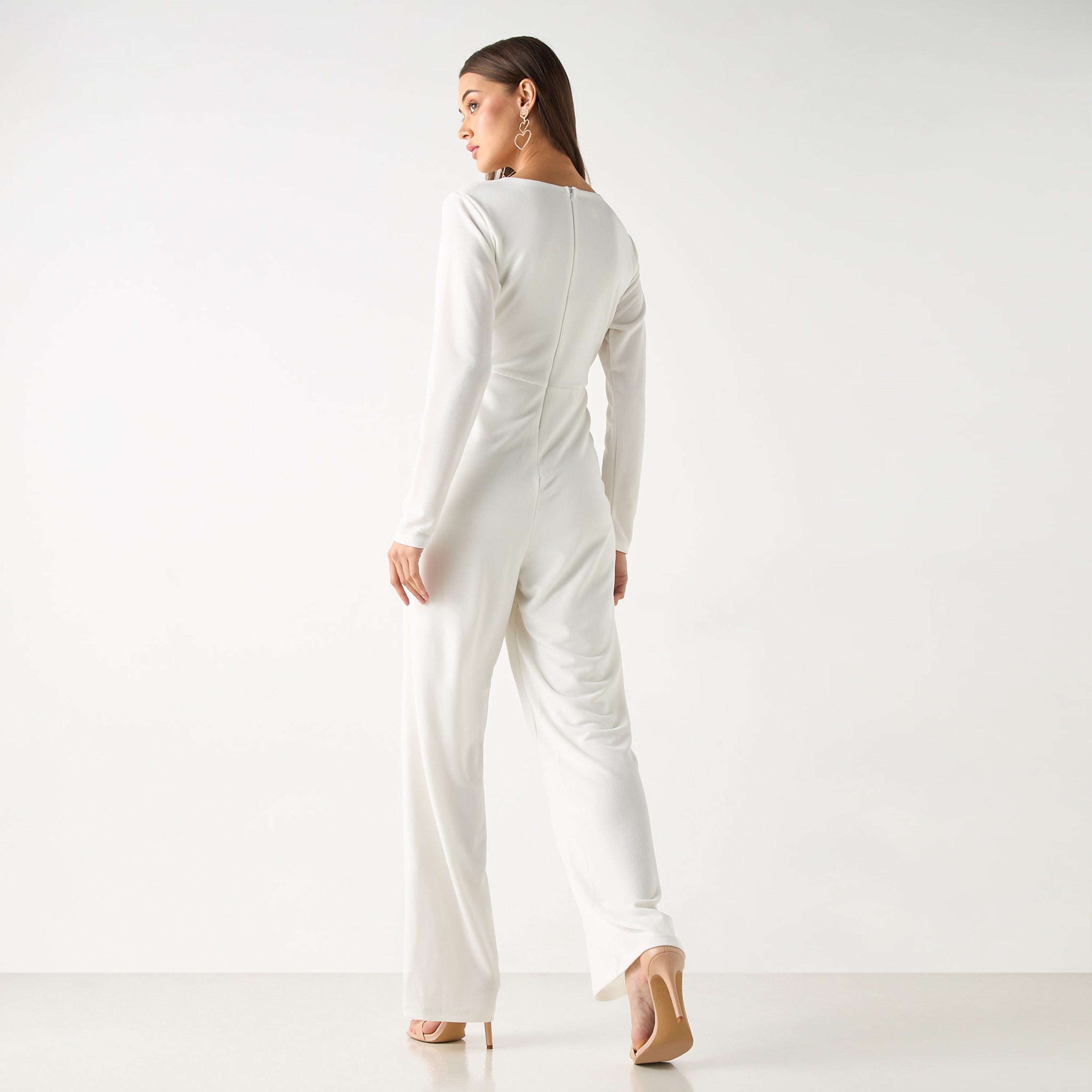 أفرول سادة بأكمام طويلة وحزام من جولدن أبل-women-clothing-jumpsuits-image-9