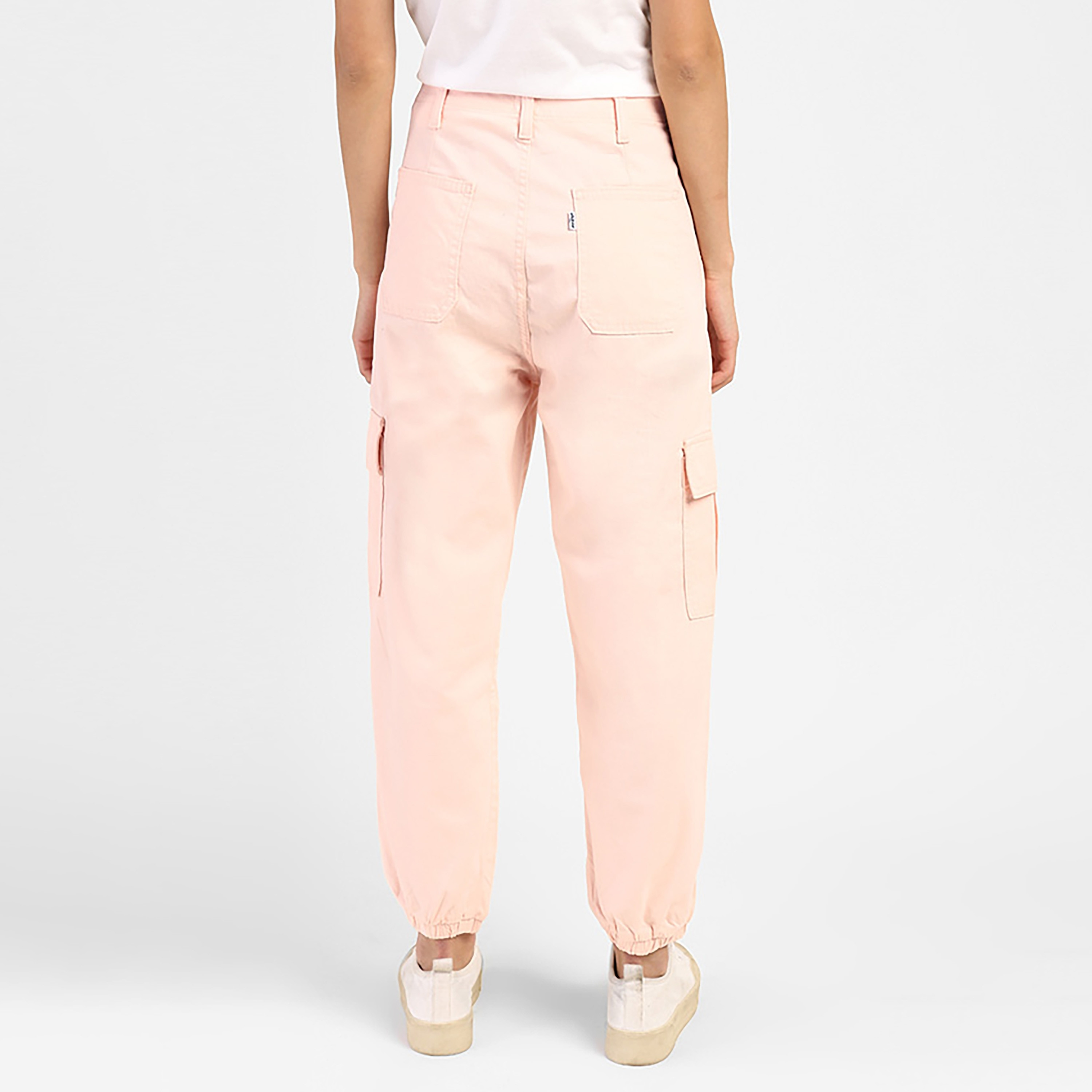 Levi's Plain Mid Rise Button Women's Cargo Pant-women-clothing-bottoms-trousers-image-3