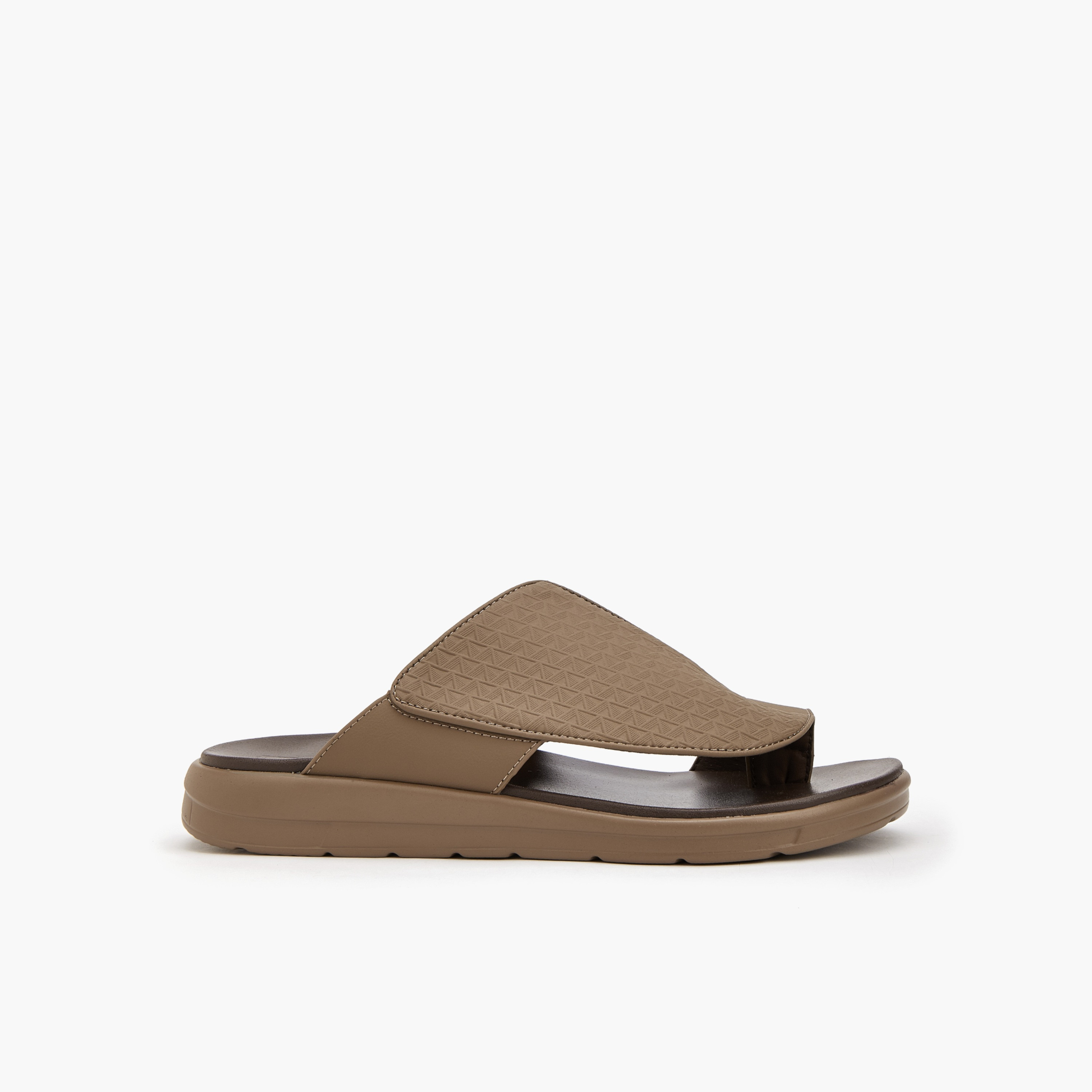 Al Waha Men Textured Arabic Sandals-men-shoes-sandals-image-3