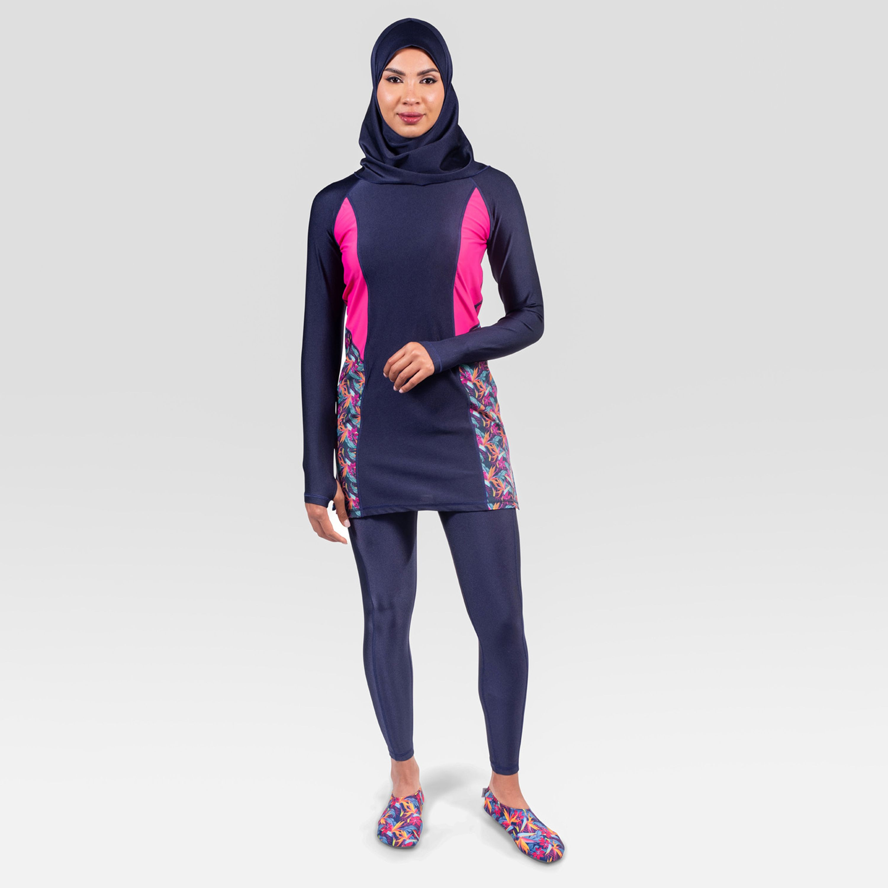 كويغا-  ملابس سباحة محتشمة للنساء 3 قطع-women-clothing-swimandbeach-swimsuits-image-1