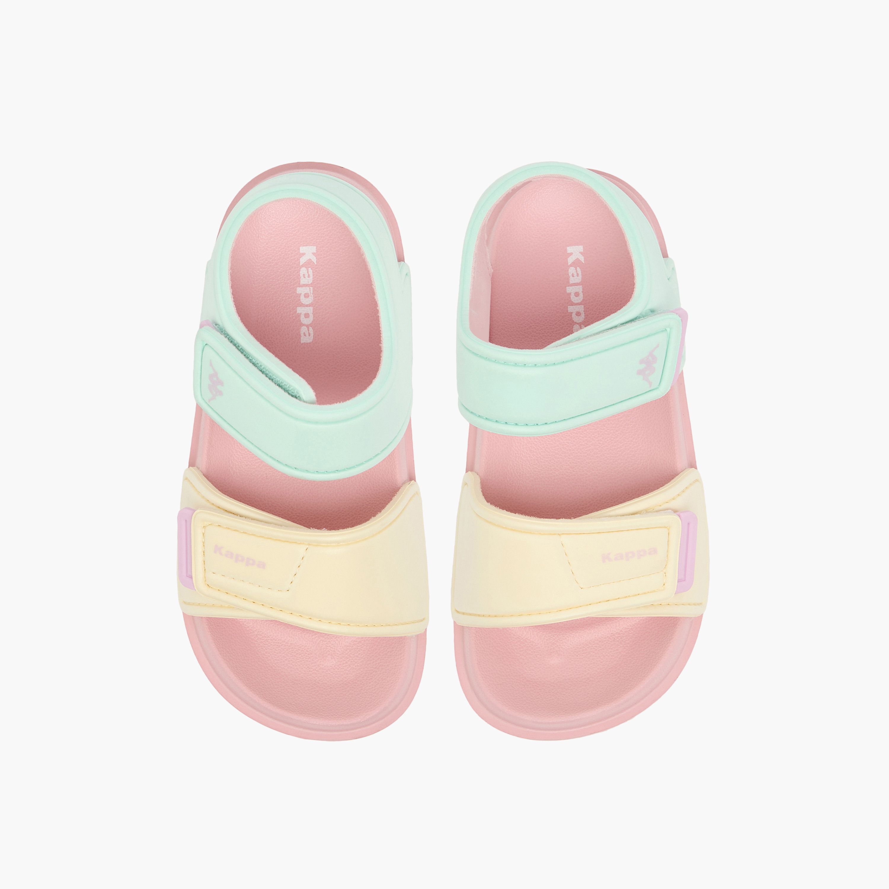 Kappa Girls Colourblock Hook & Loop Sandals-girls-shoes-sandals-image-1