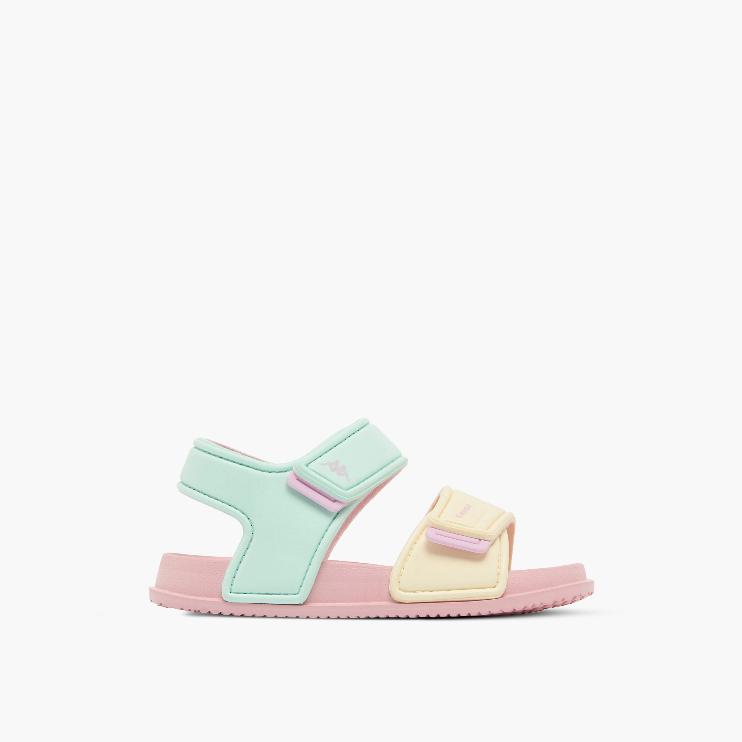 Kappa Girls Colourblock Hook & Loop Sandals-girls-shoes-sandals-image-2