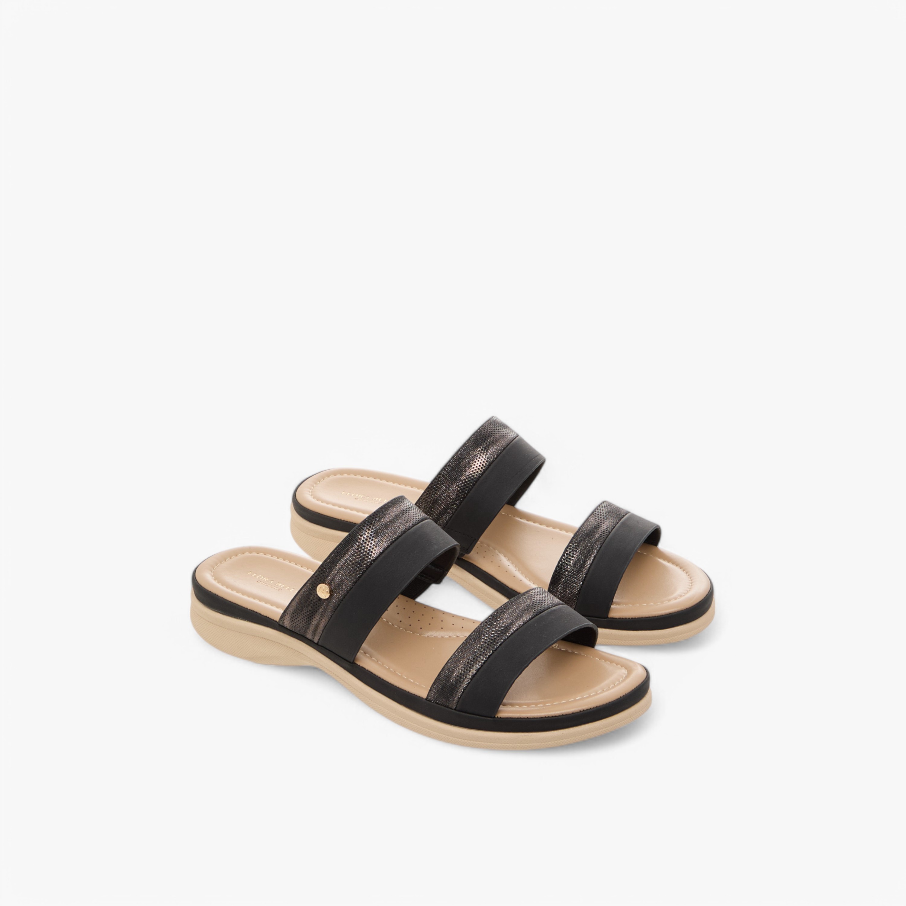 Flora Bella Textured Slip-On Comfort Sandals-women-shoes-flats-sandals-image-6