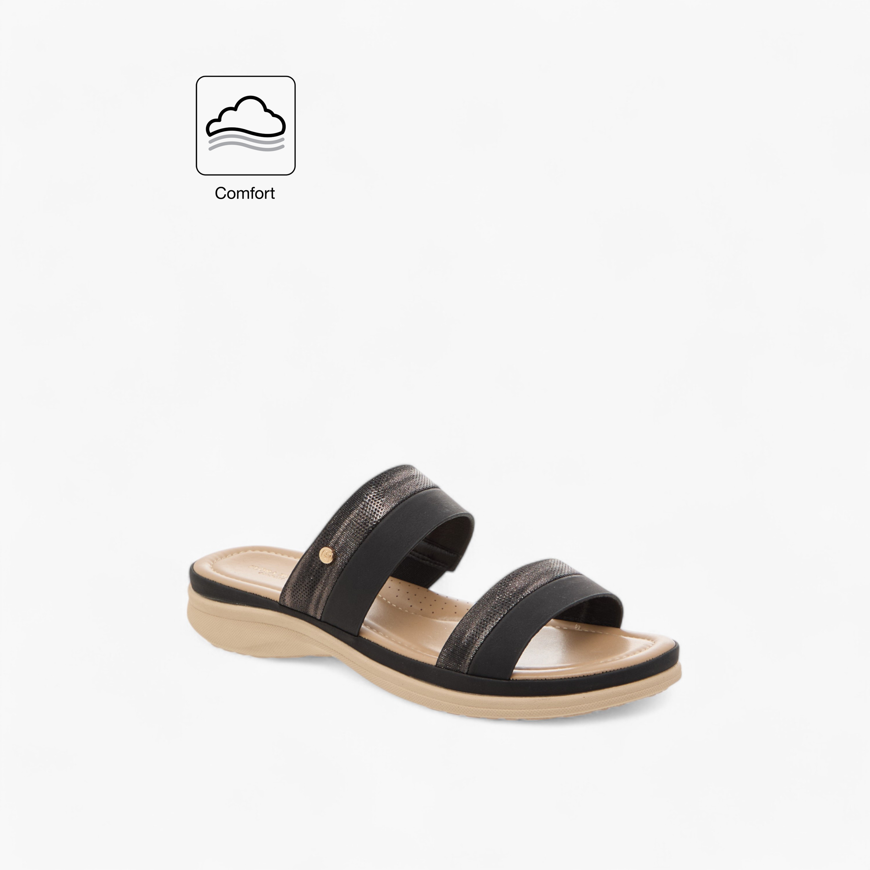 Flora Bella Textured Slip-On Comfort Sandals-women-shoes-flats-sandals-image-7