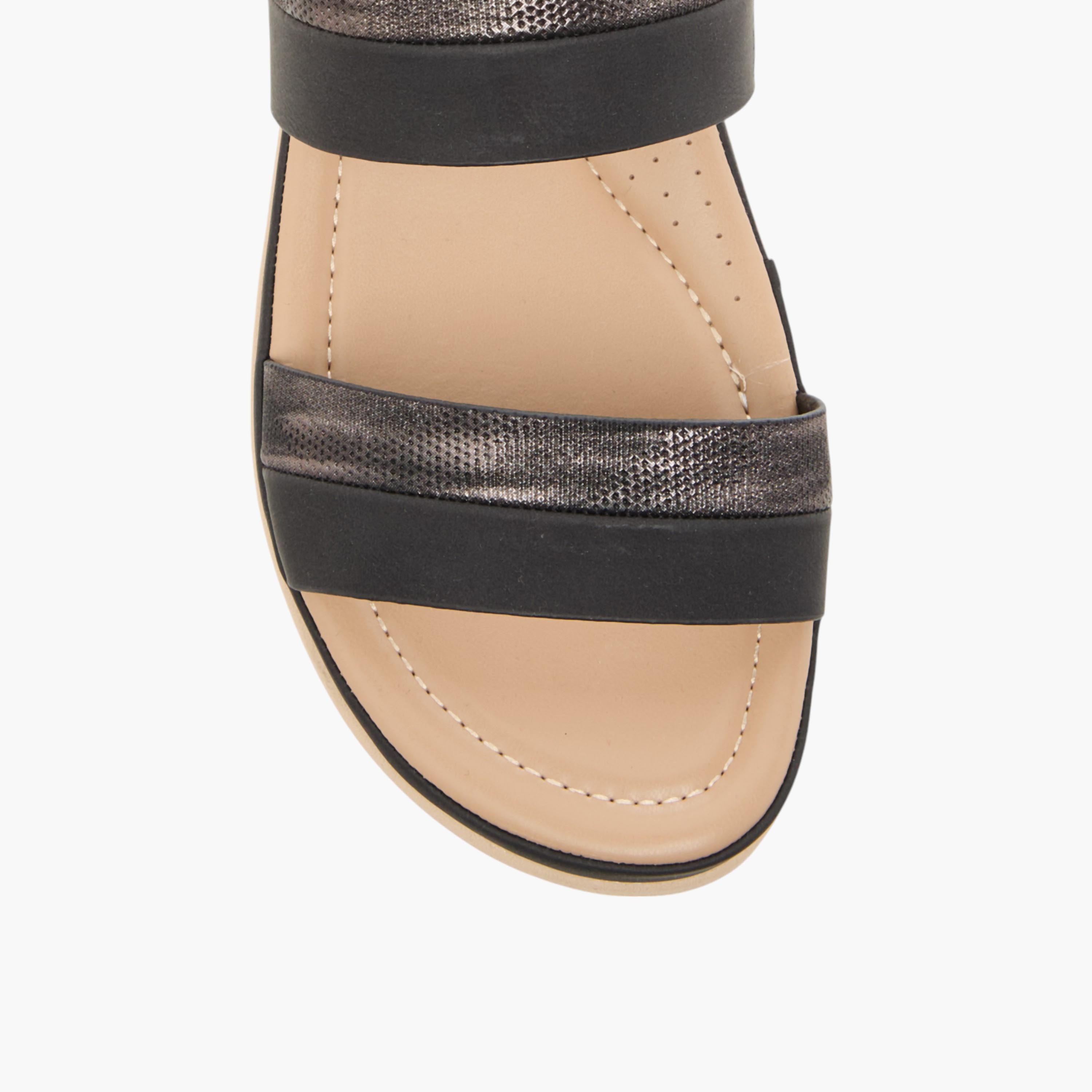 Flora Bella Textured Slip-On Comfort Sandals-women-shoes-flats-sandals-image-9
