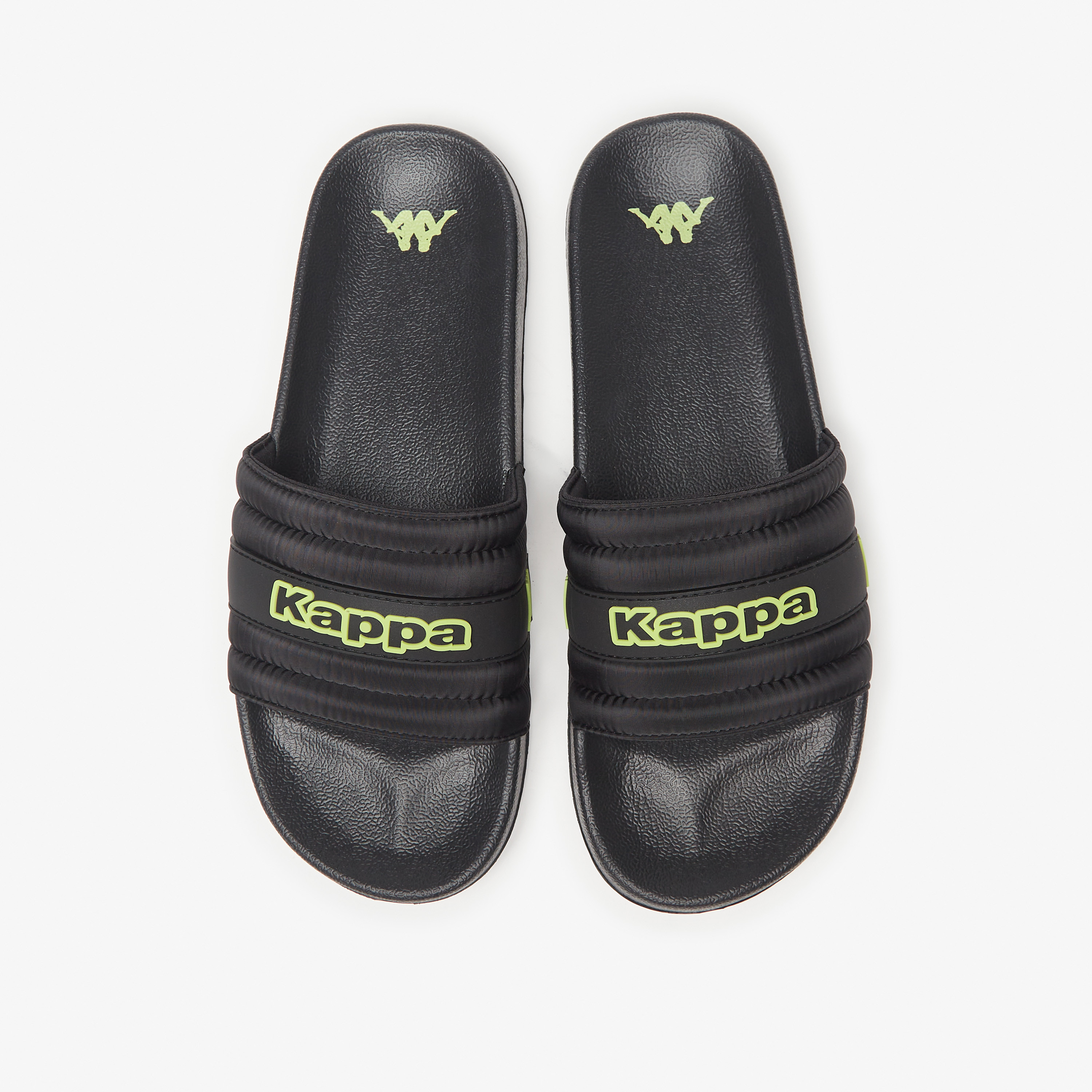 Shop Kappa Men s Logo Detail Slip On Slide Slippers Online