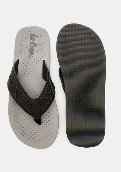 Lee Cooper Men's Textured Slip-On Thong Slippers-Men%27s Flip Flops & Beach Slippers-image-5