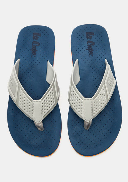Lee Cooper Men's Textured Slip-On Thong Slippers-Men%27s Flip Flops & Beach Slippers-image-0